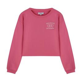 Studio Studio Older Girl Kindness Crop Sweatshirt