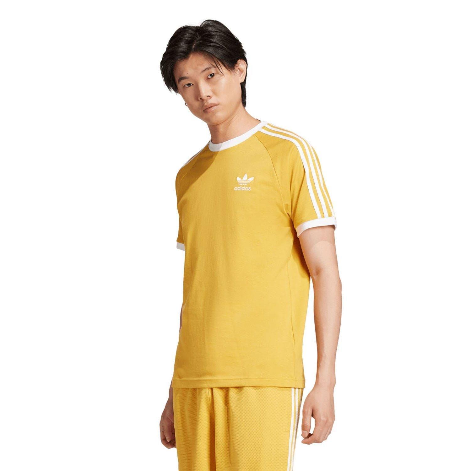 Yellow - adidas Originals - Adicolor Classics 3-Stripes T-Shirt - 1