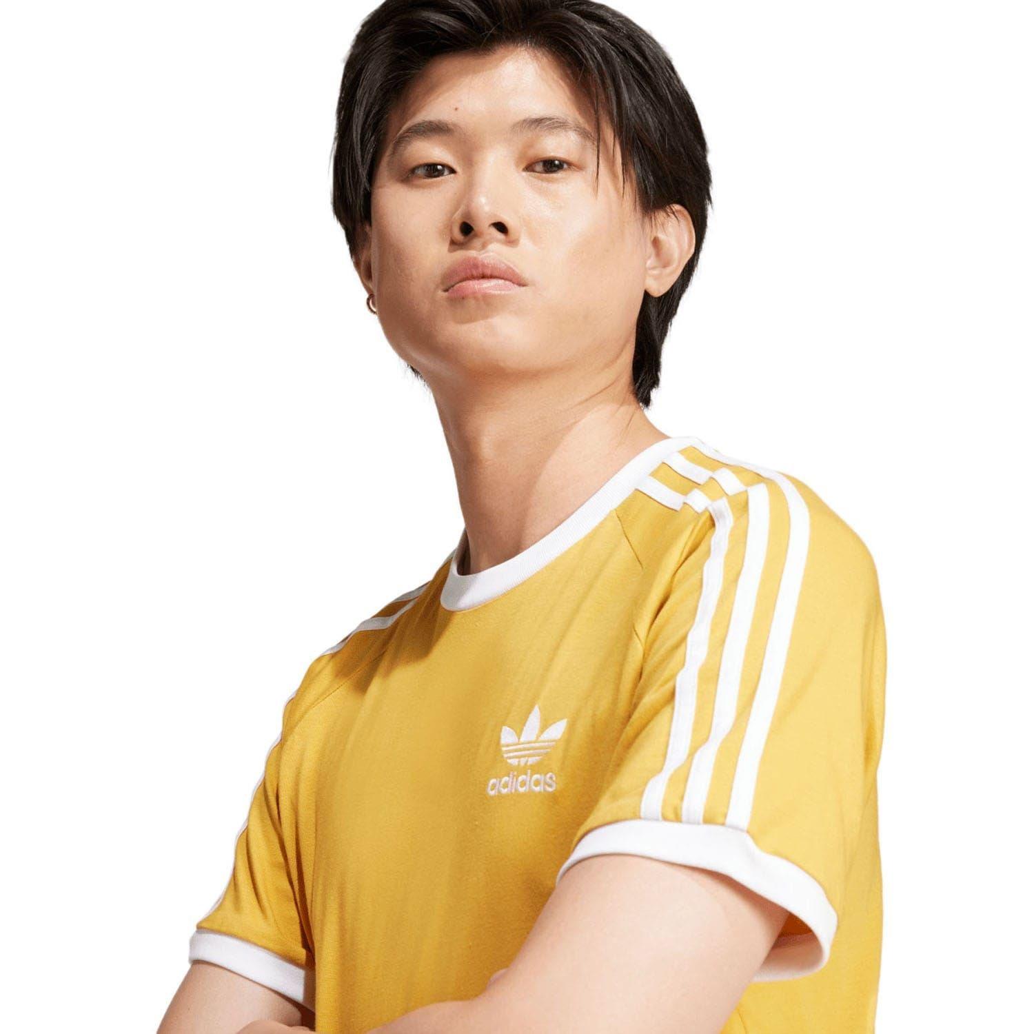 Yellow - adidas Originals - Adicolor Classics 3-Stripes T-Shirt - 8