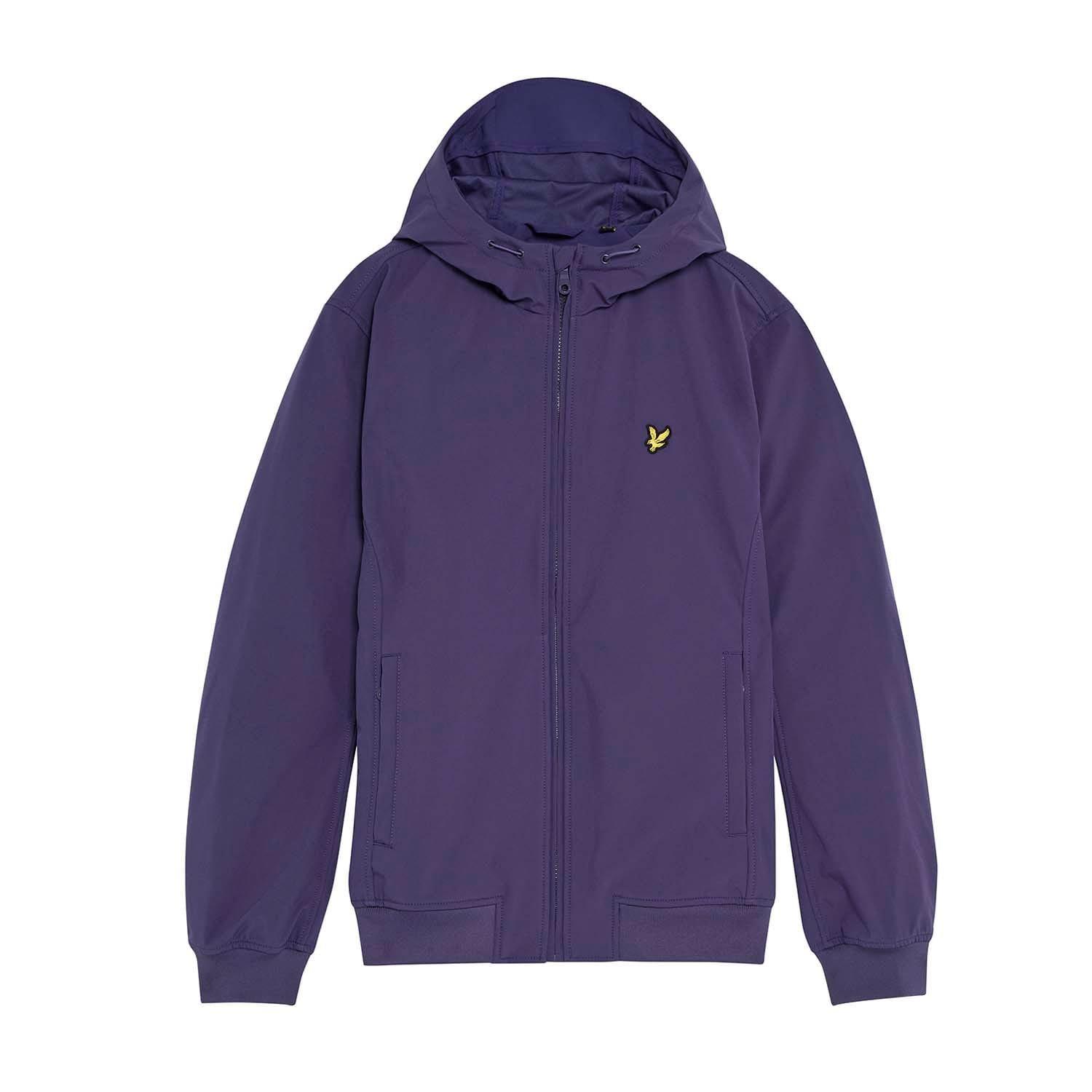 Purple - Lyle and Scott - Mesh Back Lined Softshell Jacket - 5