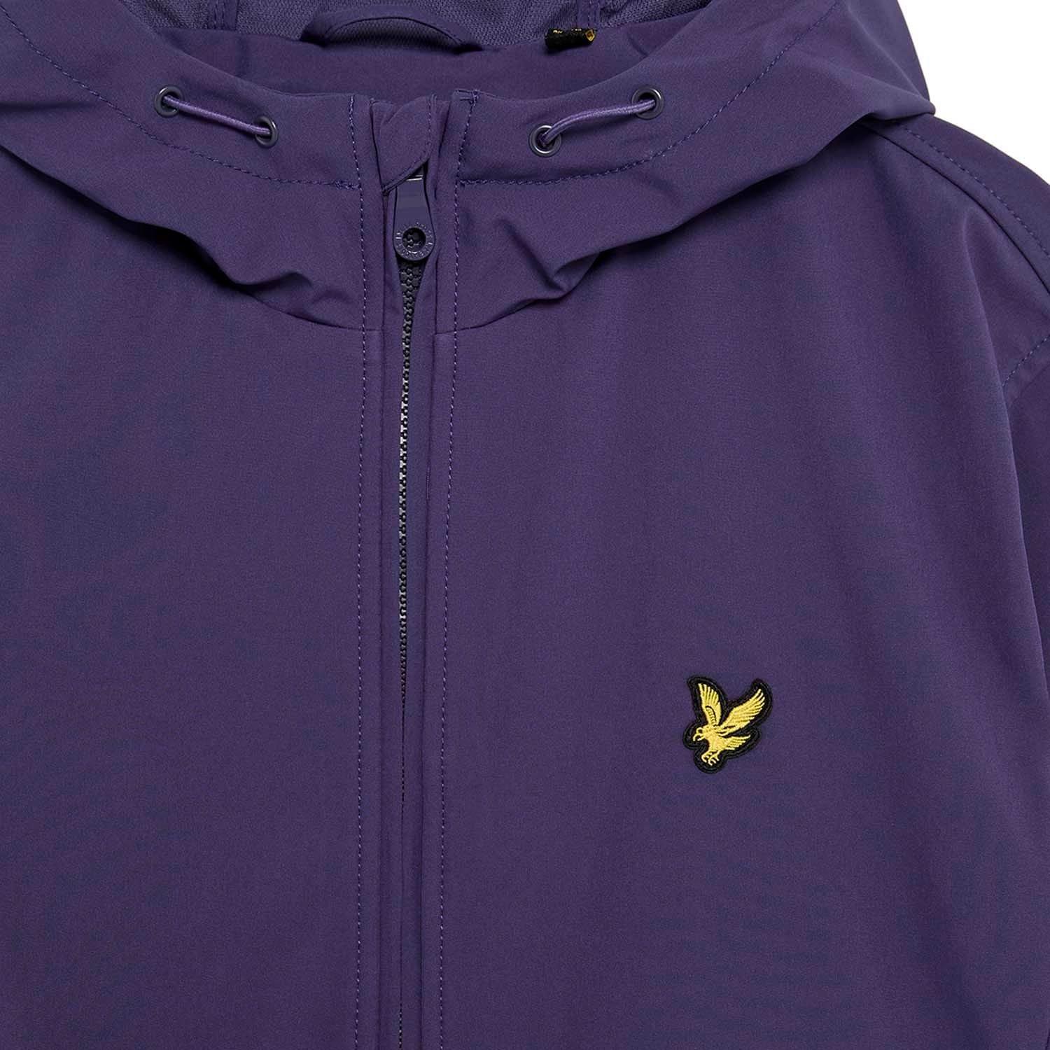 Purple - Lyle and Scott - Mesh Back Lined Softshell Jacket - 6