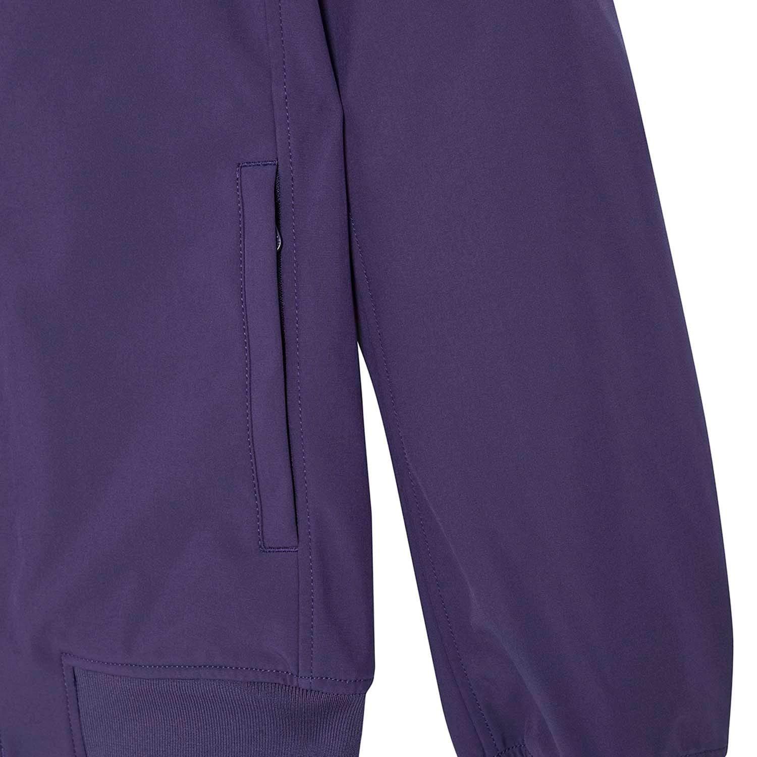 Purple - Lyle and Scott - Mesh Back Lined Softshell Jacket - 7