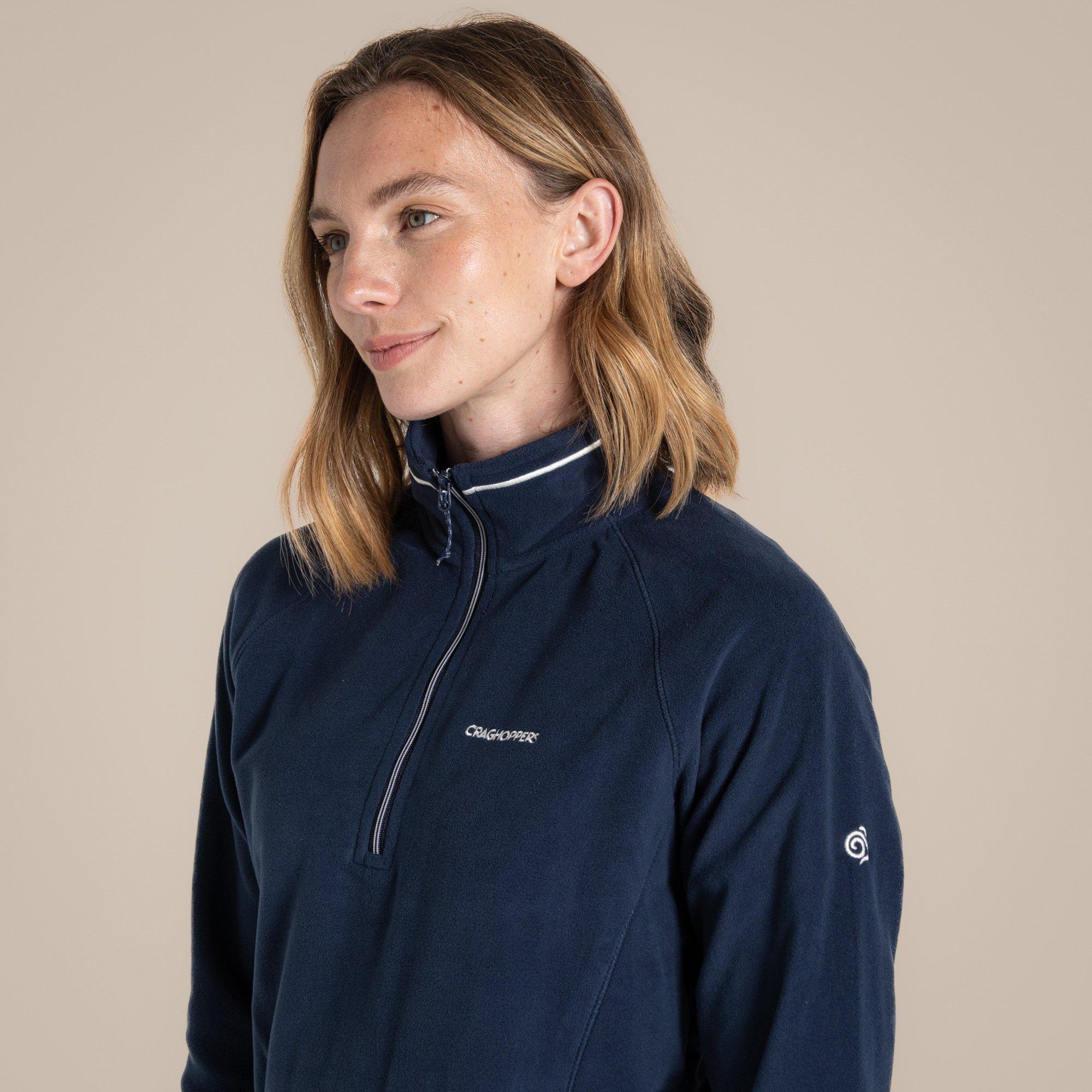 Blue Navy - Craghoppers - Womens Miska VI Lightweight Half Zip Fleece - 4
