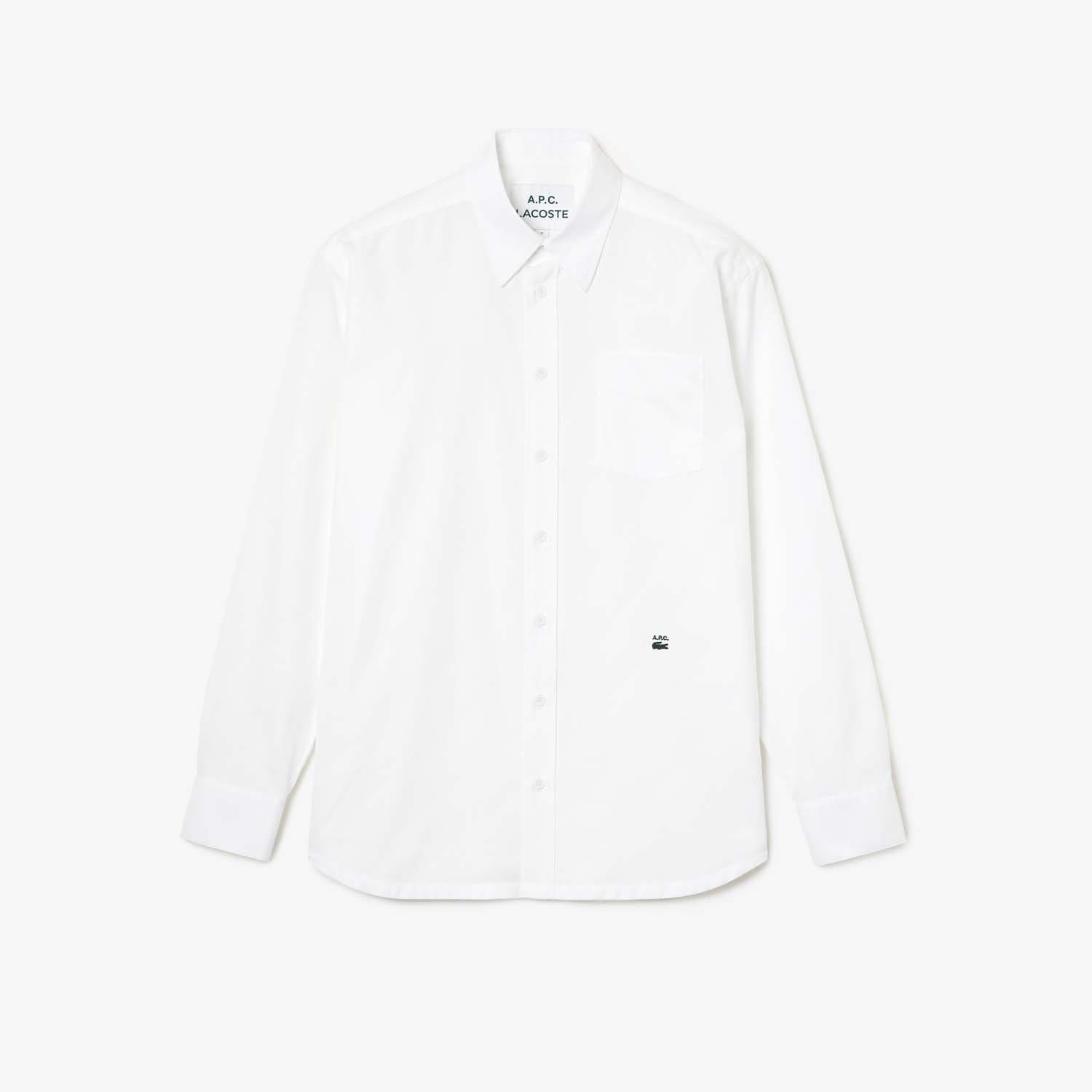 White - Lacoste - x A.P.C. Relaxed Fit Cotton Shirt - 4