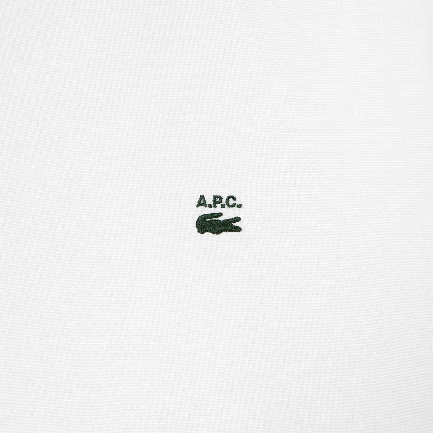 White - Lacoste - x A.P.C. Relaxed Fit Cotton Shirt - 5