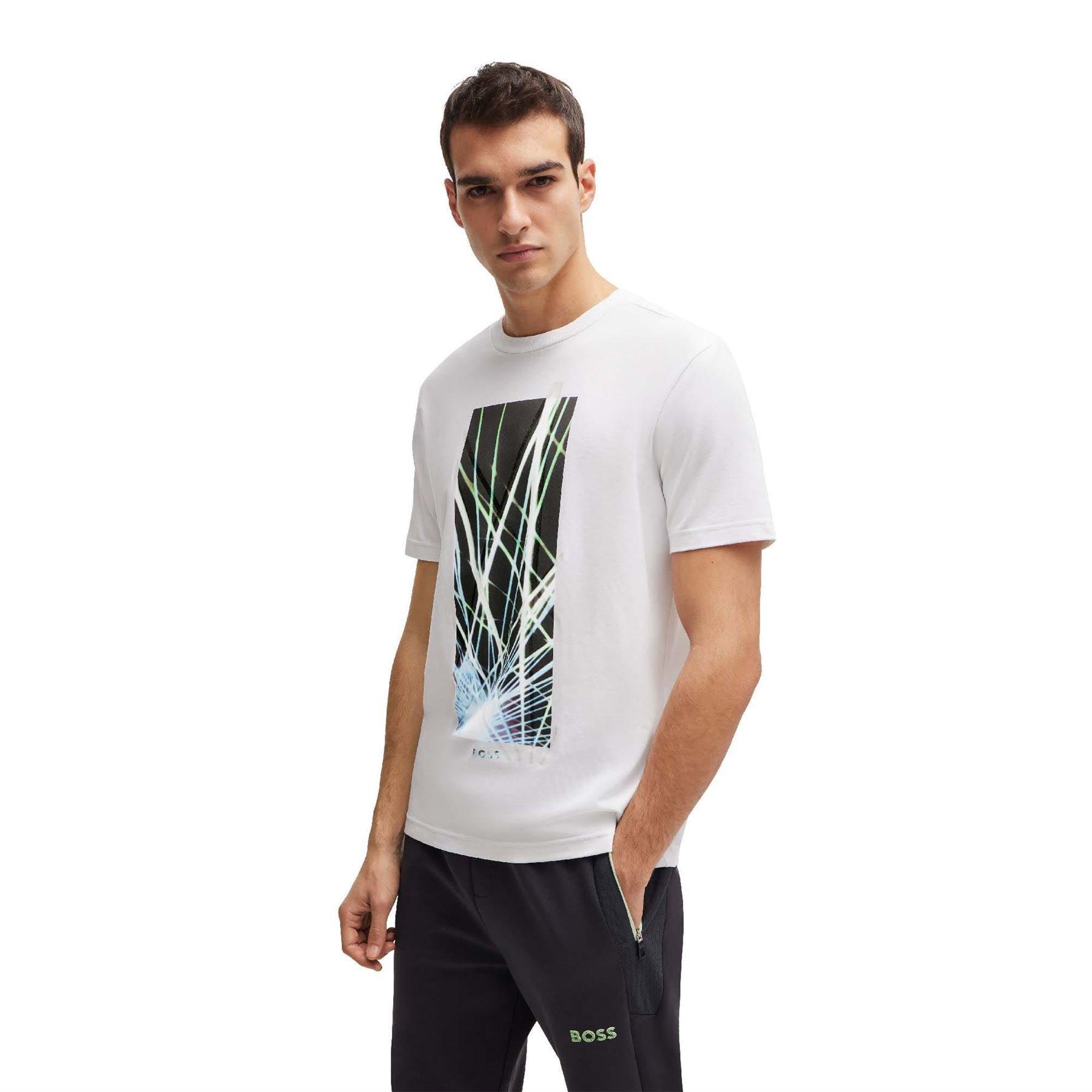 White - Boss - Seasonal Artwork T-Shirt - 4