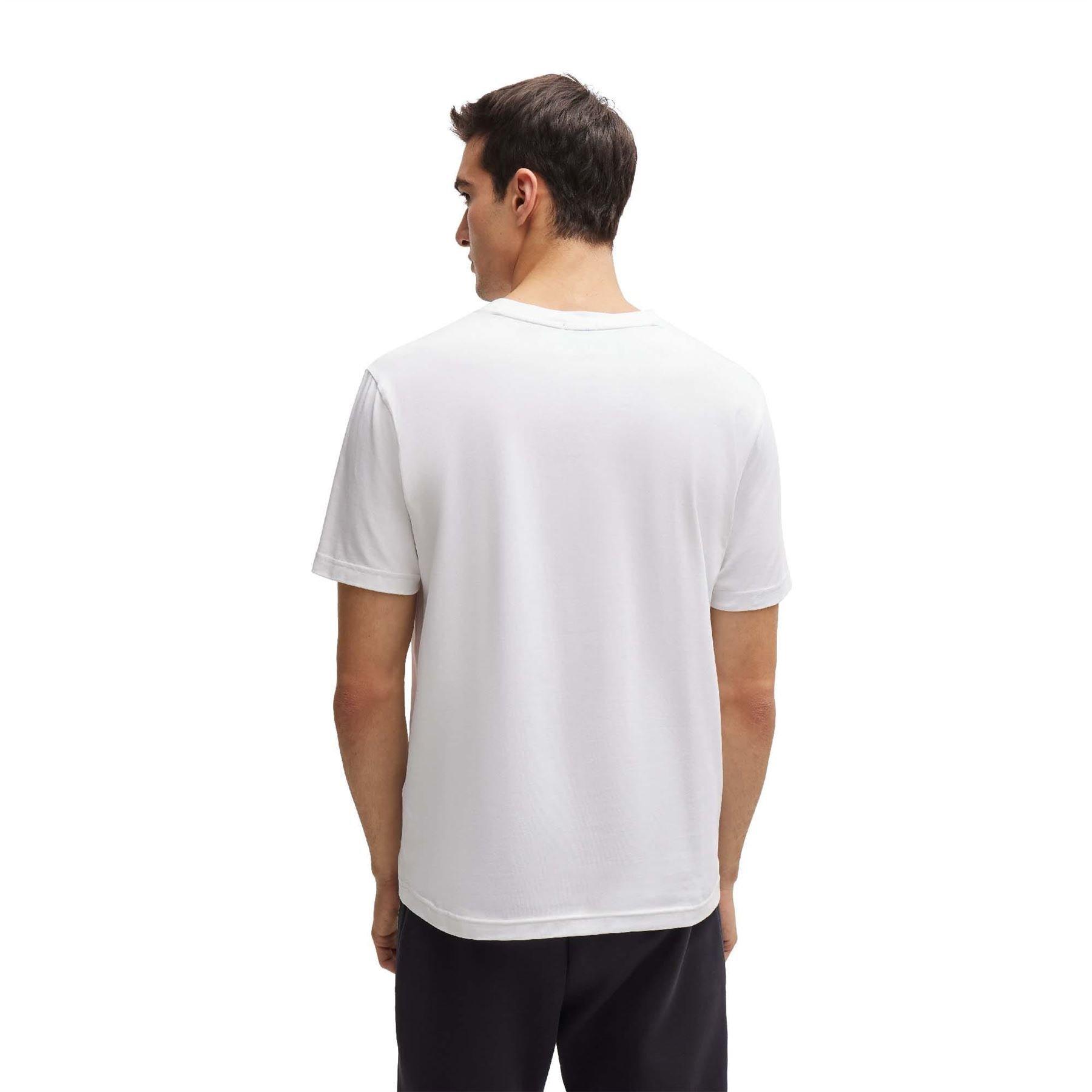 White - Boss - Seasonal Artwork T-Shirt - 5