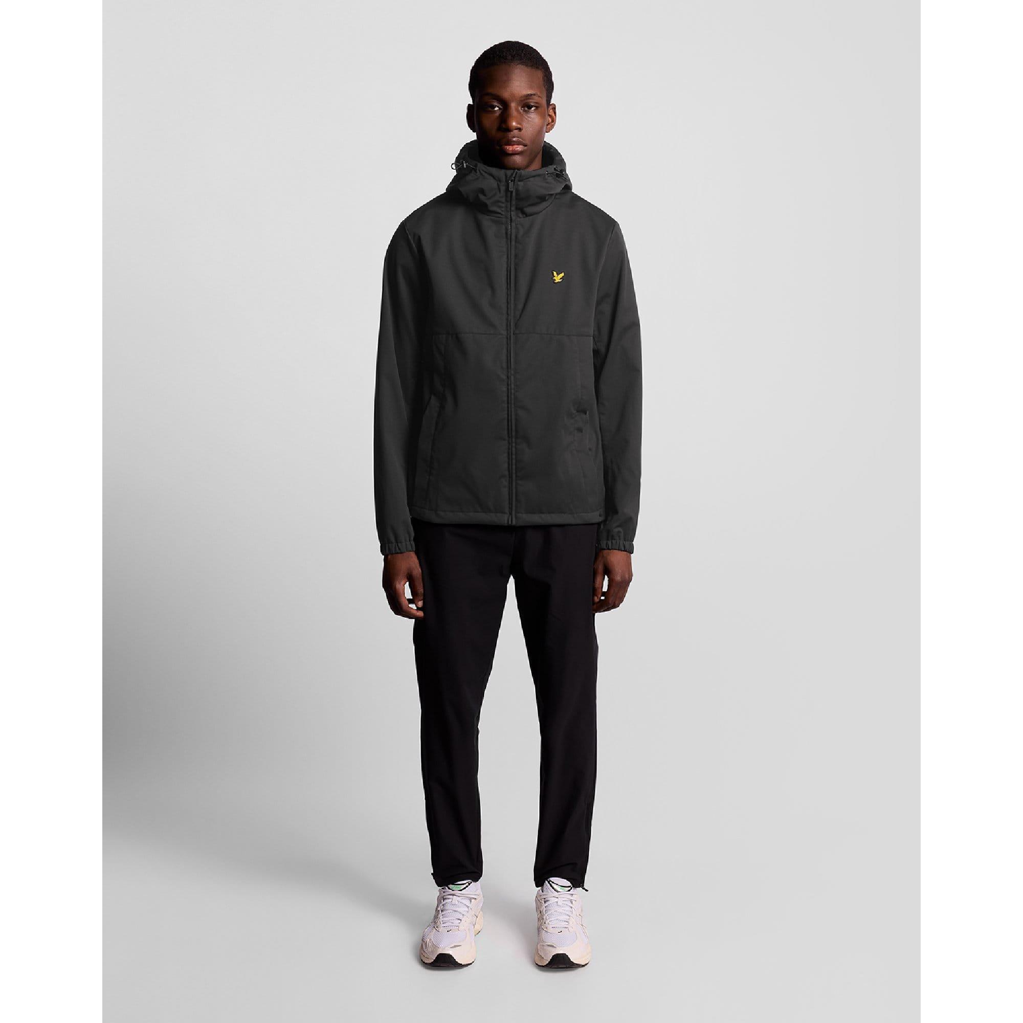 Black - Lyle and Scott - Sports Windbreaker Full Zip Up Jacket - 2