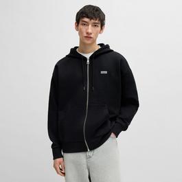 Hugo Nardimez Logo Print Full-Zip Hoodie