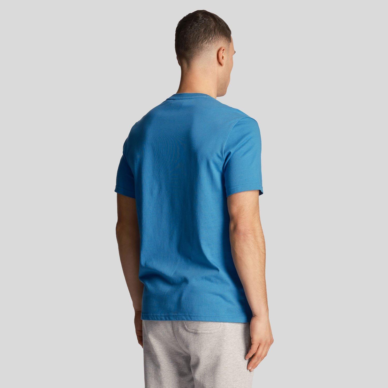 Black Blue - Lyle and Scott - Contrast Pocket T-Shirt - 3