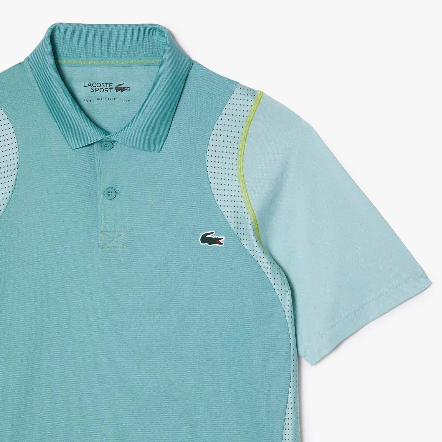 Multi Colour - Lacoste - Tennis Recycled Polyester Polo Shirt - 4