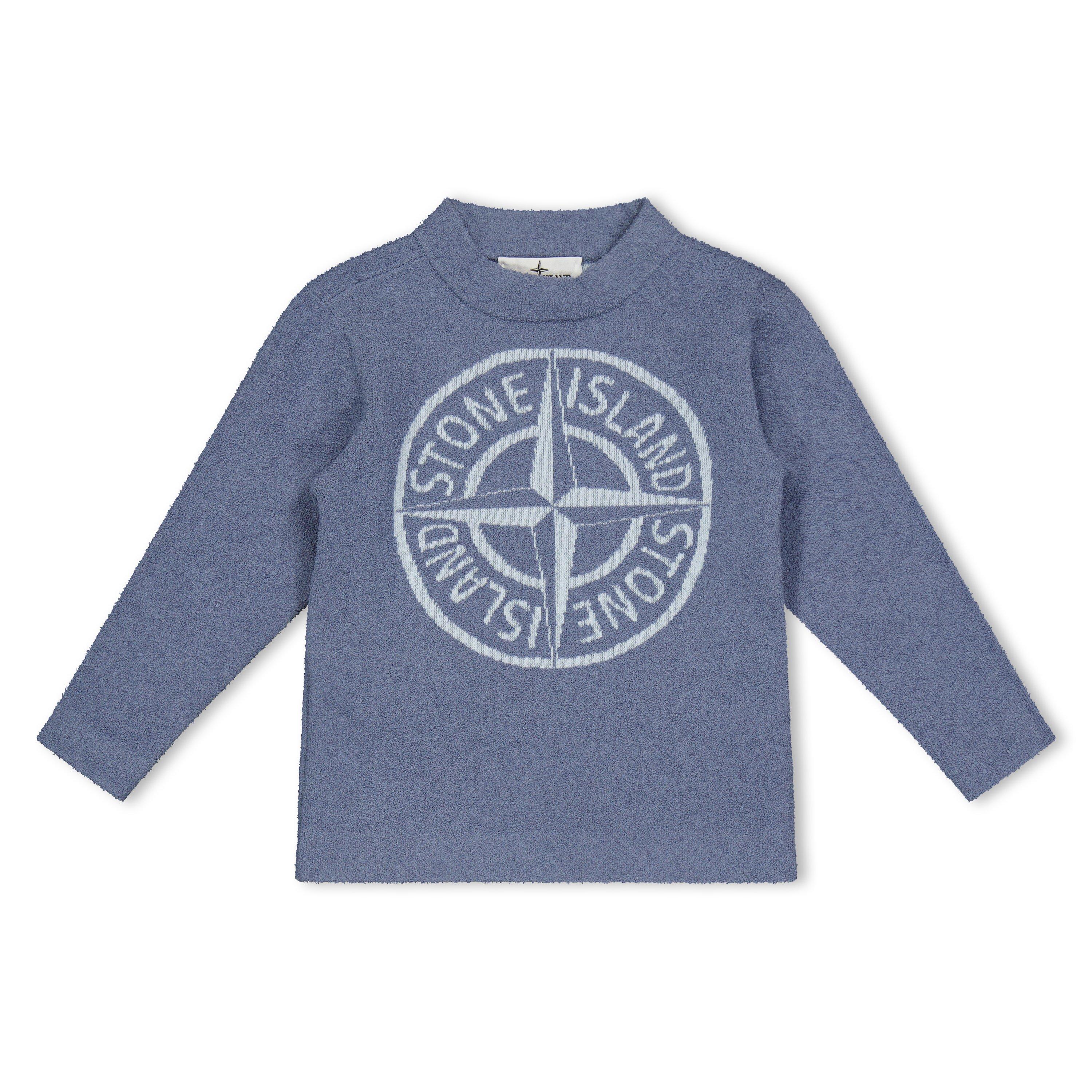 Stone Island Kids' Crew Neck Jumper - Dust Blue V004A - 12 Years