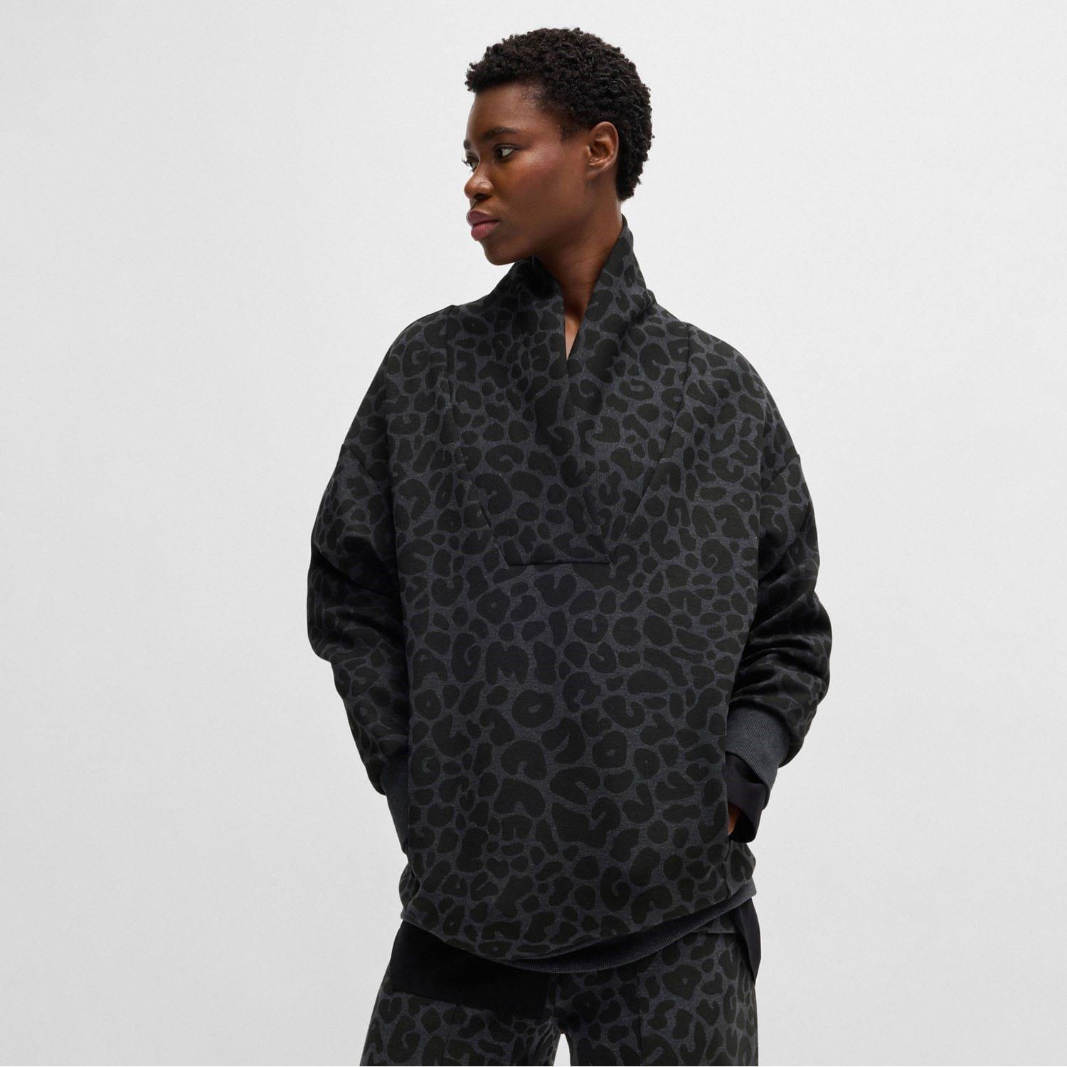 Boss Naomi X Boss Animal-Print Sweatshirt