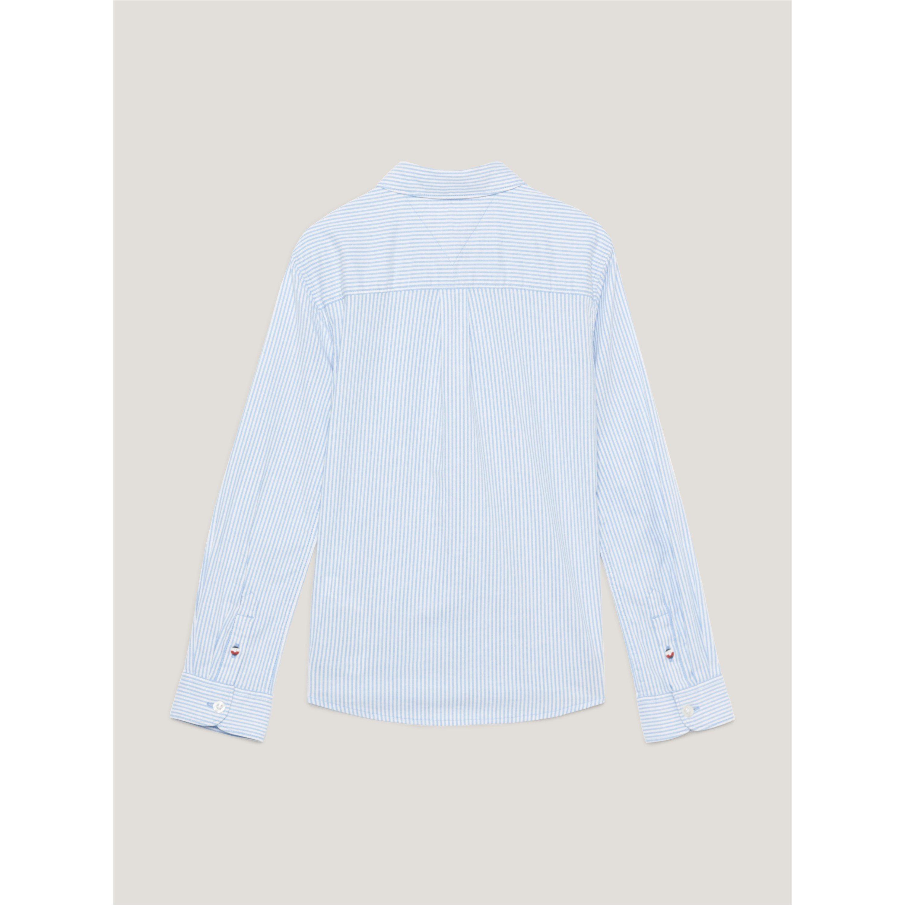 Blau/Weiß - Tommy Hilfiger - Flex Ithaca Long Sleeve Shirt Junior - 3