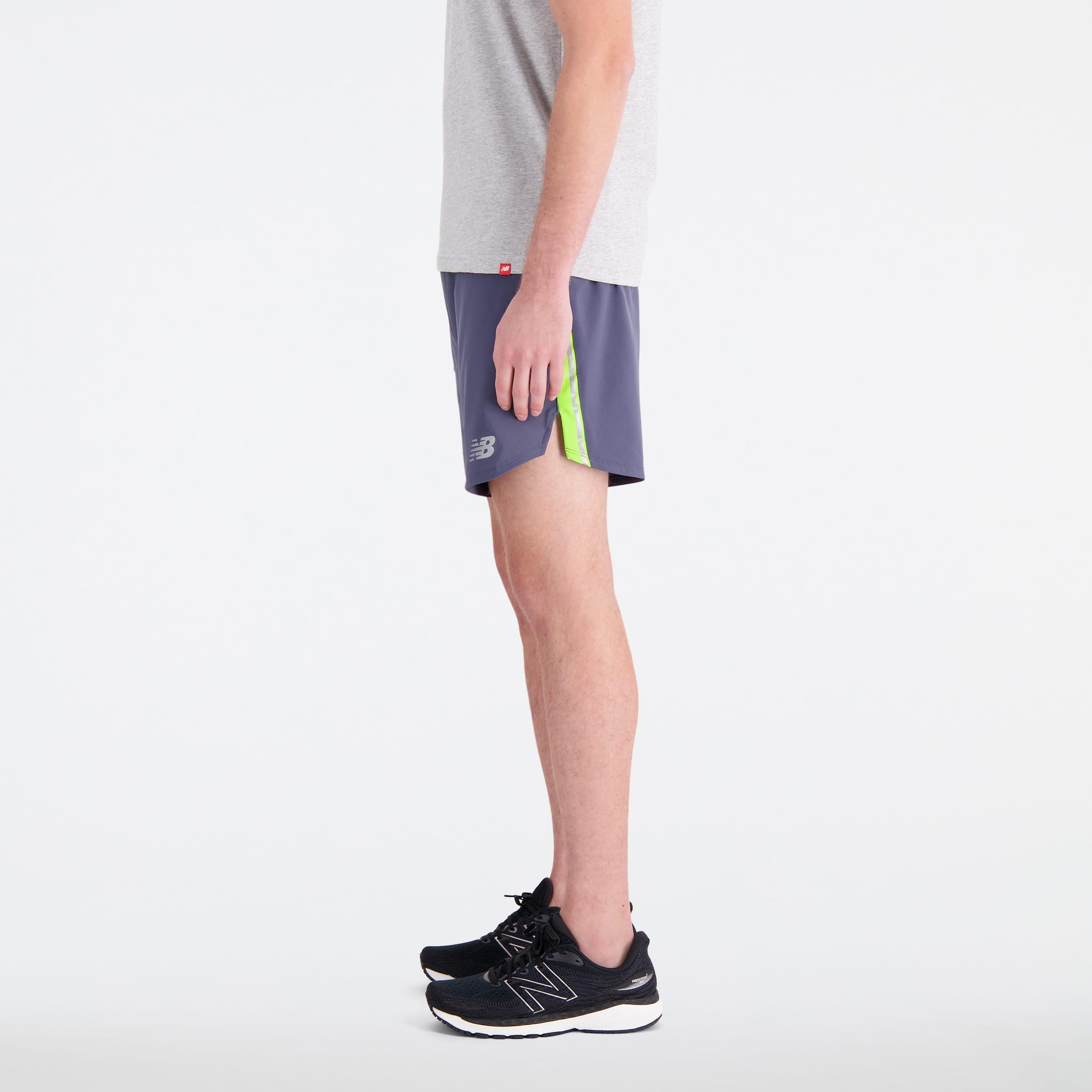 Purple - New Balance - Impact Run 7 Inch Shorts - 3