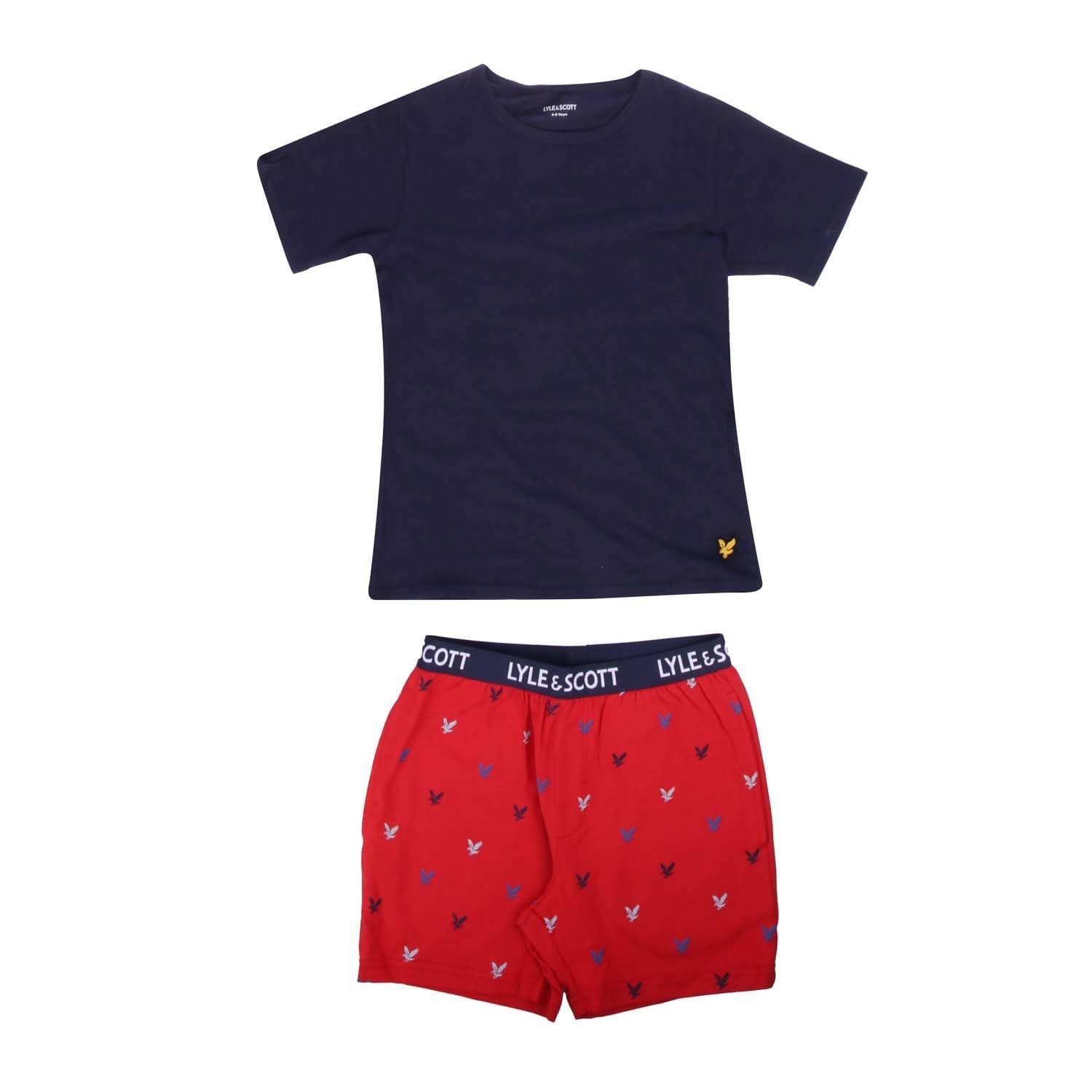 Blau - Lyle and Scott - Allover Print Loungwear Set - 1