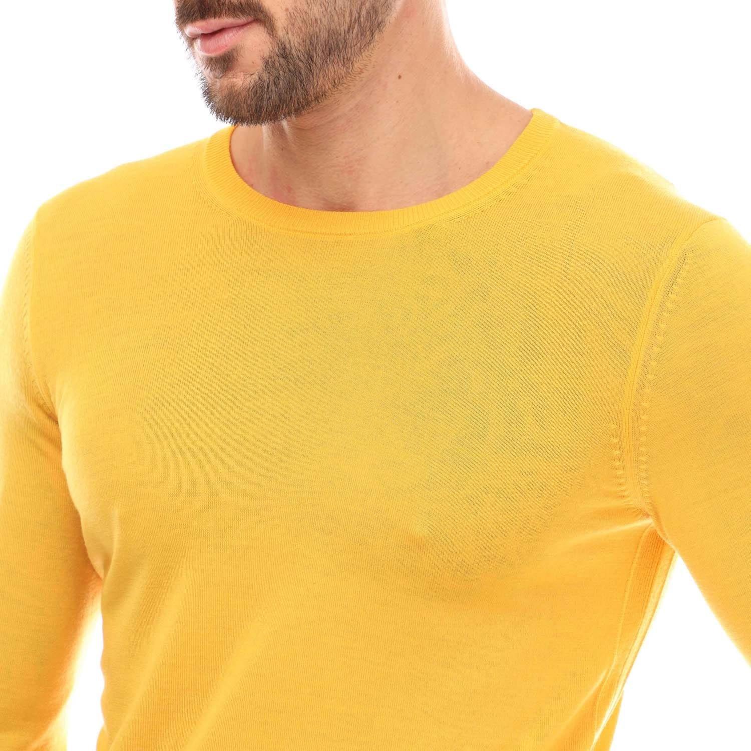 Yellow - Boss - Leno-P Sweater - 3