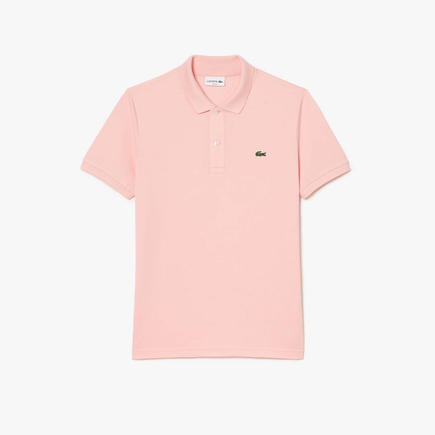 Pink - Lacoste - Slim Fit L.12.12 Piqu¿ Polo Shirt - 1