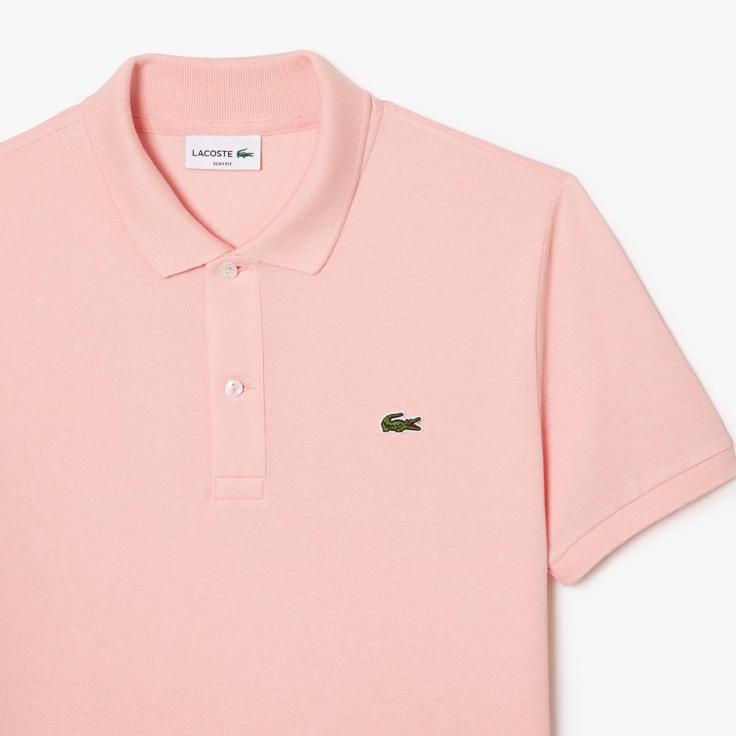 Pink - Lacoste - Slim Fit L.12.12 Piqu¿ Polo Shirt - 4