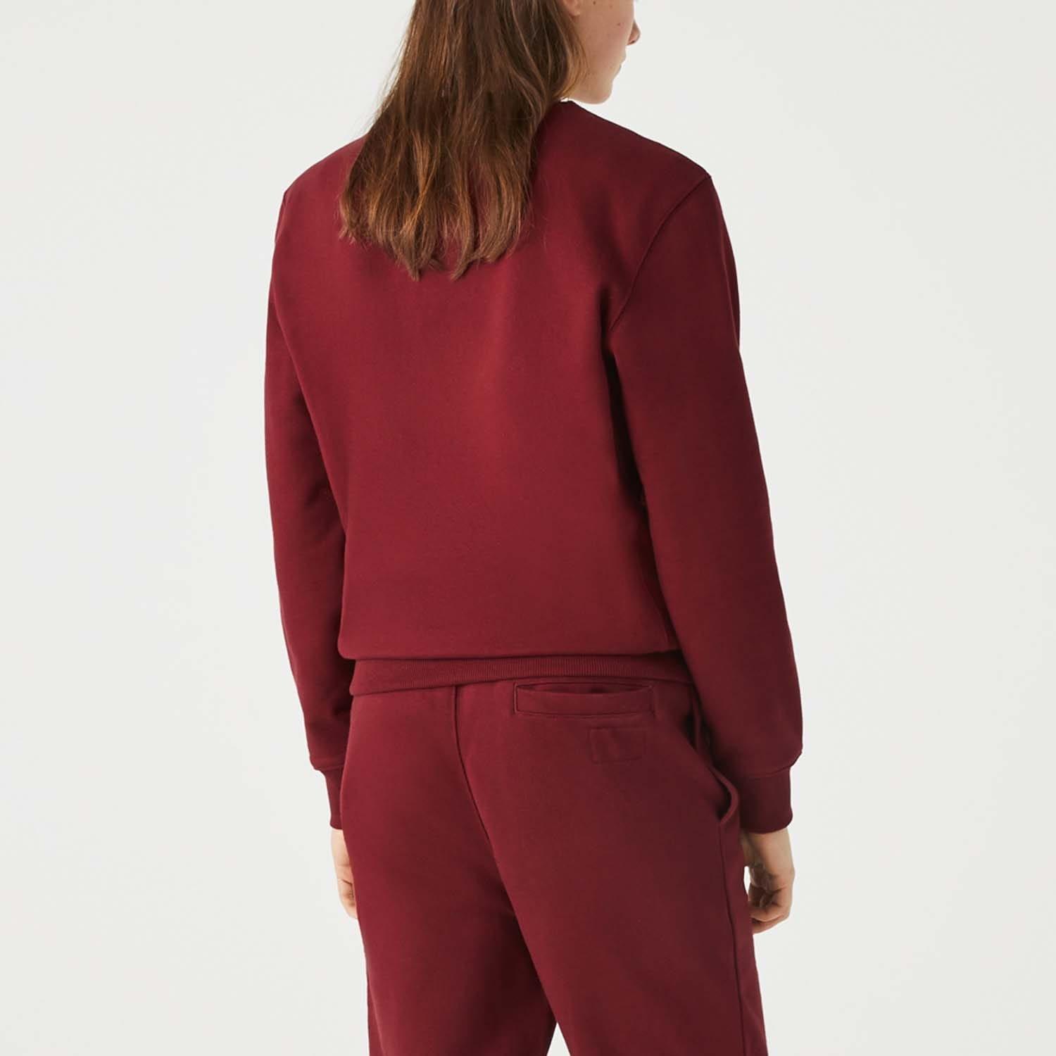 Red - Lacoste - Organic Cotton Fleece Joggings Pants - 3