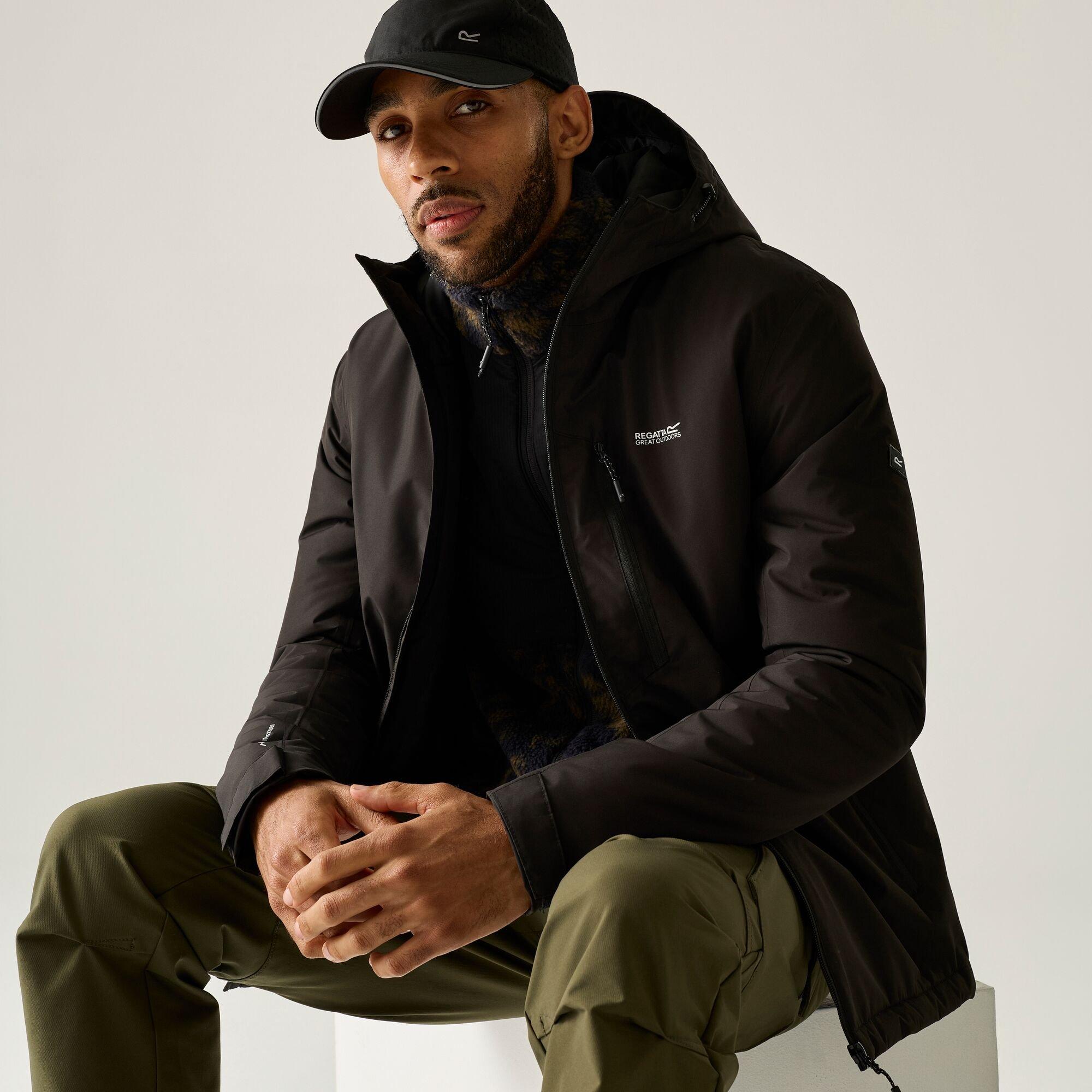 Black - Regatta - Mens Allston Waterproof Jacket - 1