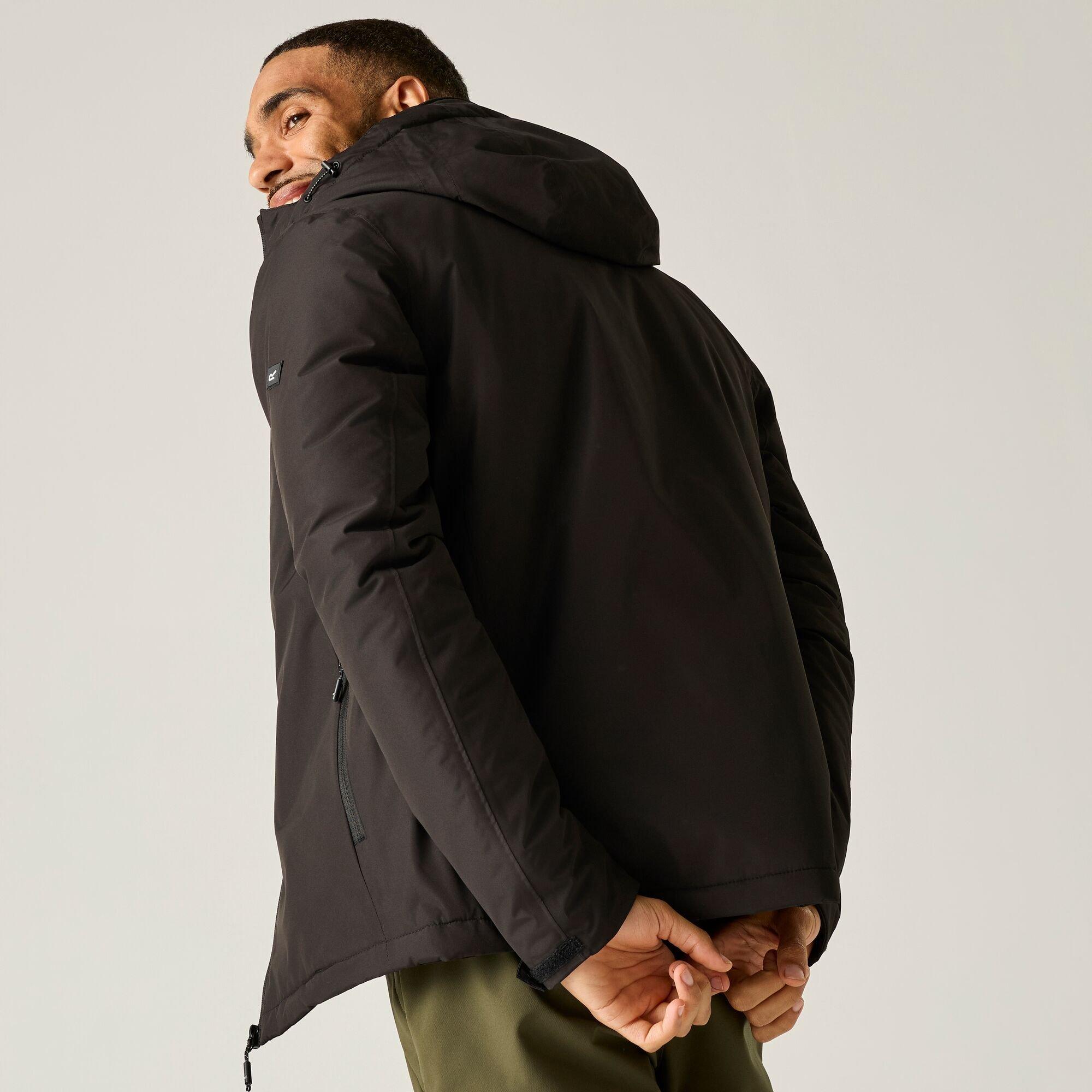 Black - Regatta - Mens Allston Waterproof Jacket - 3