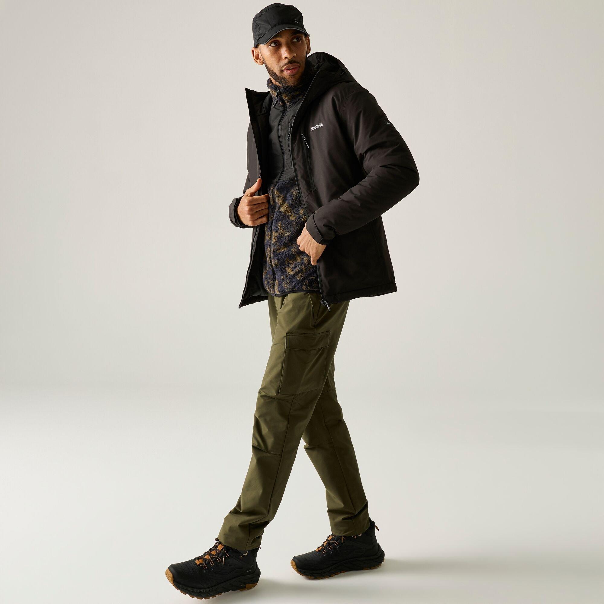 Black - Regatta - Mens Allston Waterproof Jacket - 4