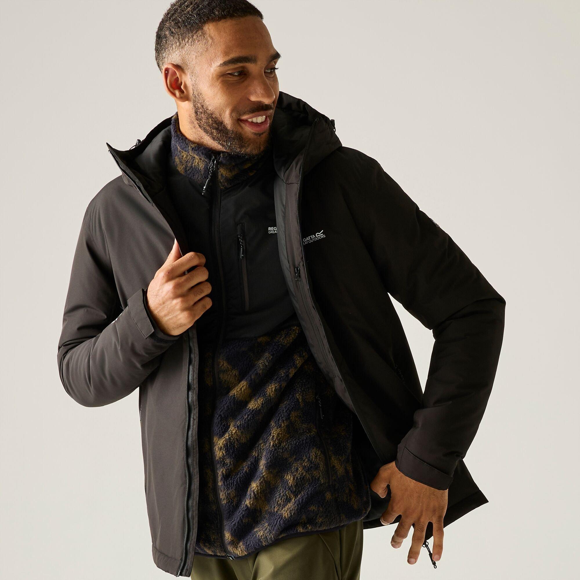 Black - Regatta - Mens Allston Waterproof Jacket - 5