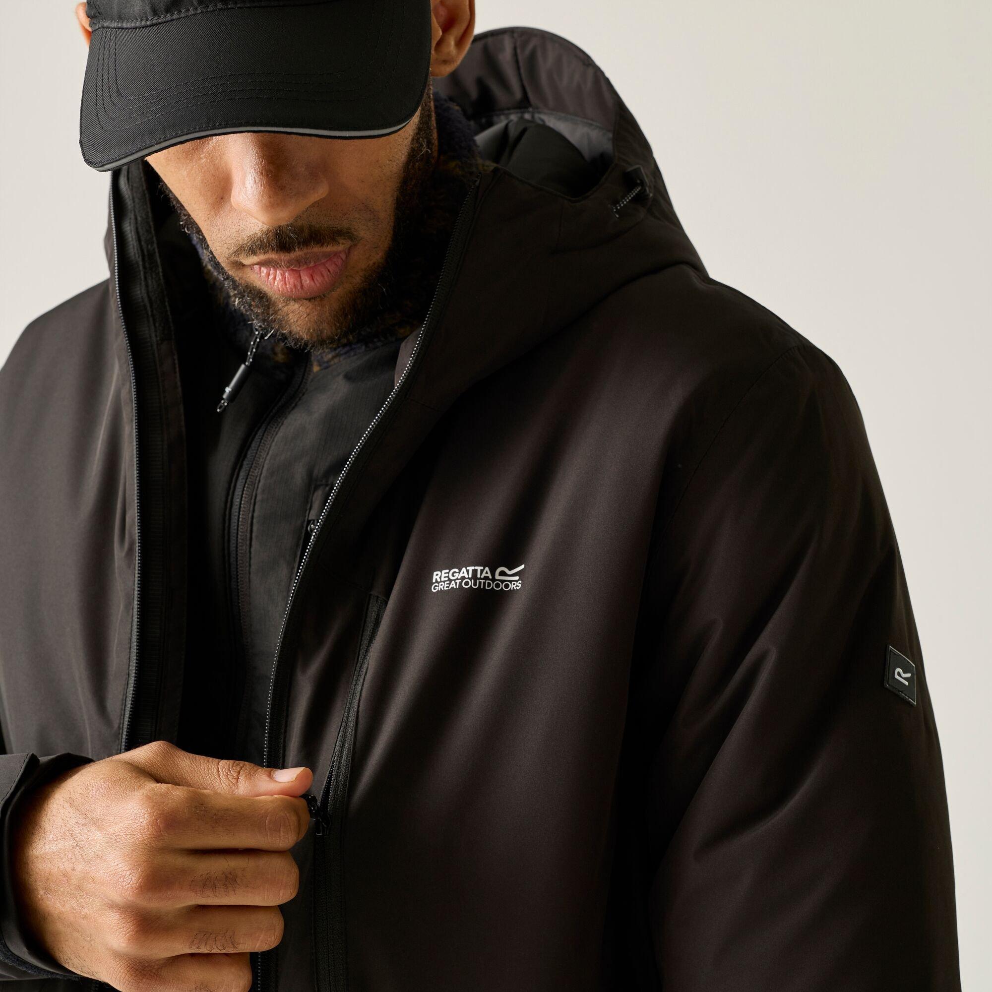 Black - Regatta - Mens Allston Waterproof Jacket - 6