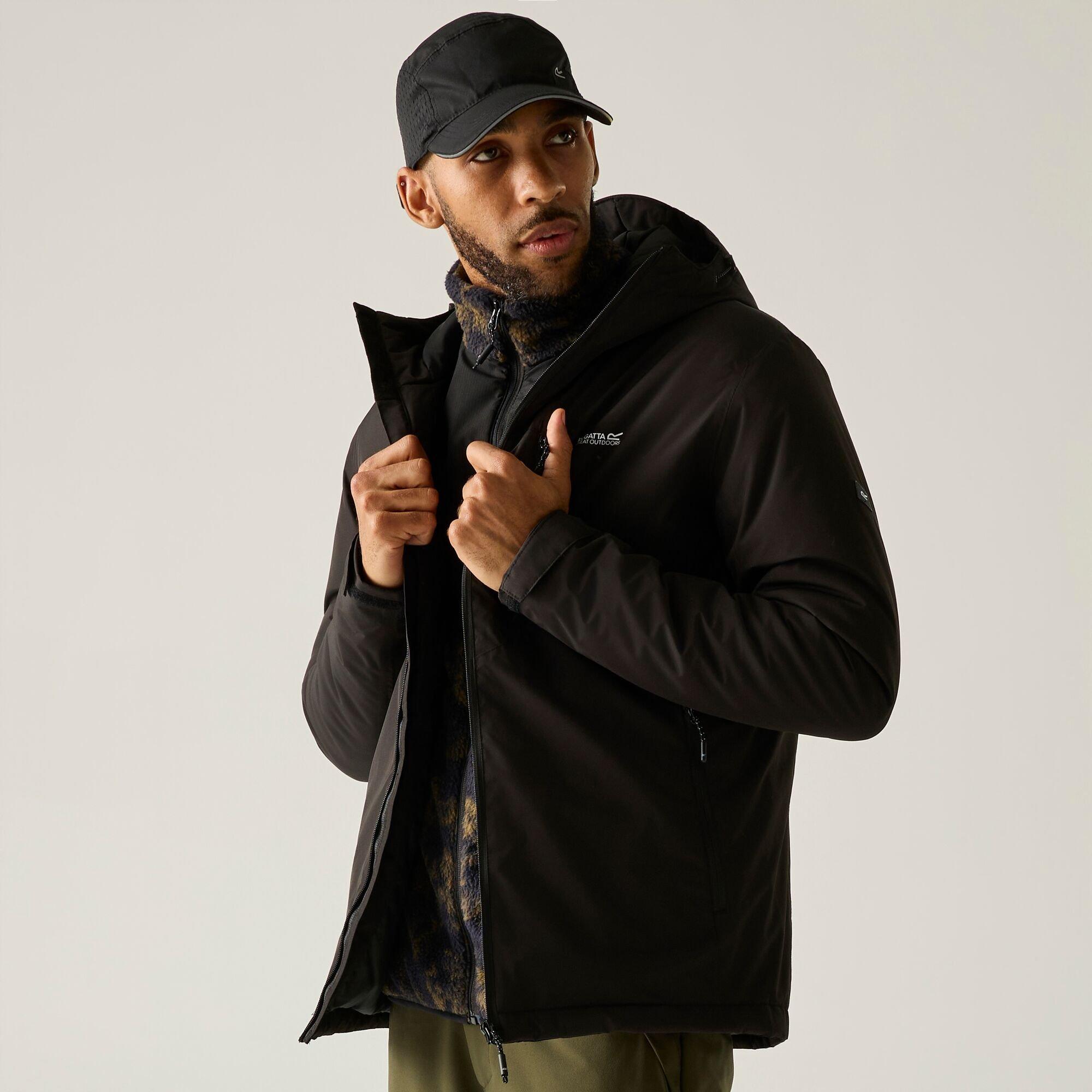 Black - Regatta - Mens Allston Waterproof Jacket - 7