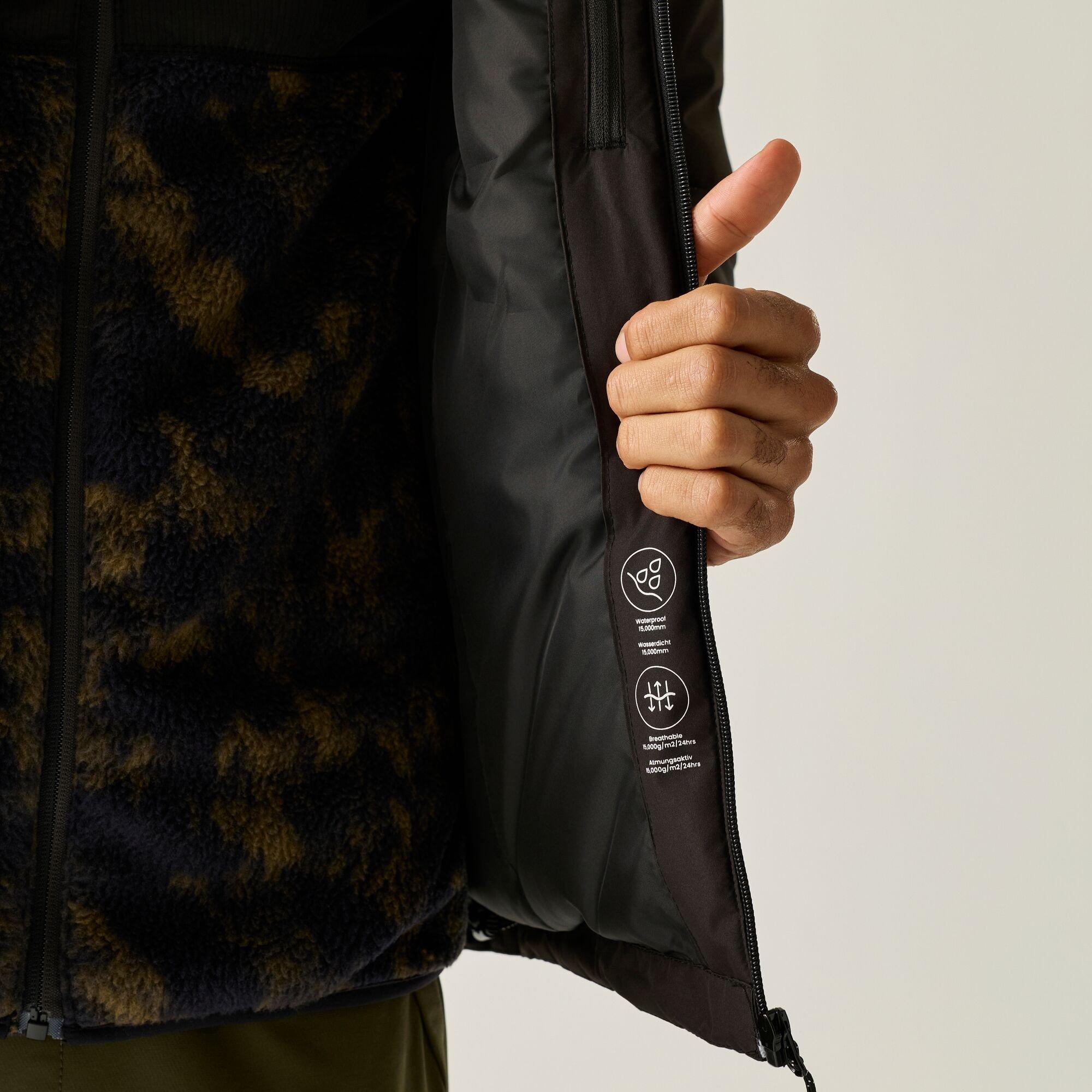 Black - Regatta - Mens Allston Waterproof Jacket - 8