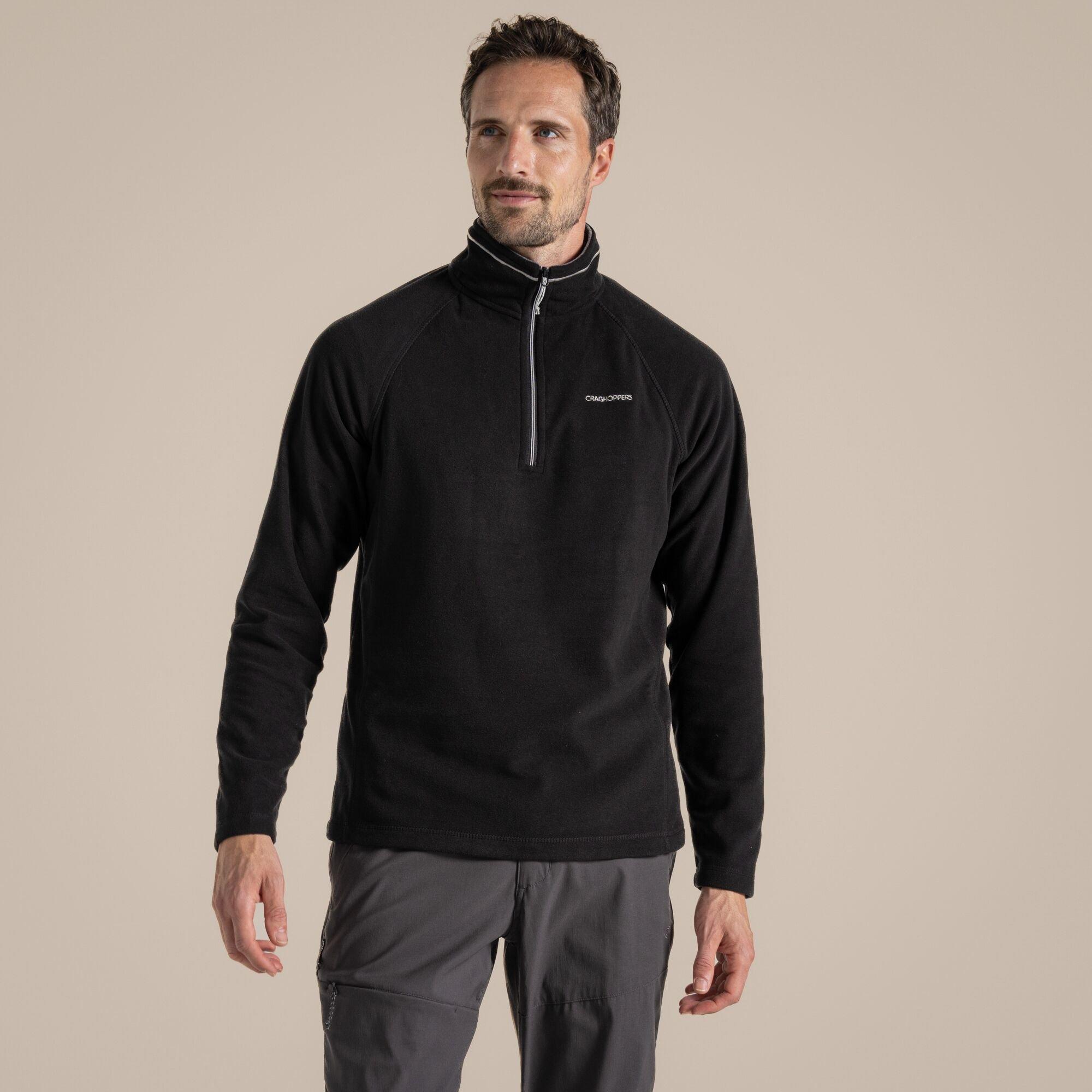 Craghoppers Men's Corey Vi Half Zip - Black - XXXL