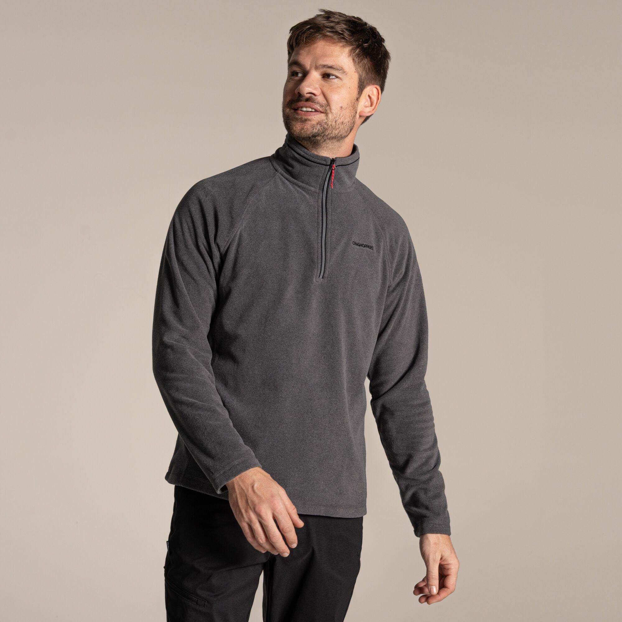 Blkpepp Marl - Craghoppers - Mens Corey VI Quick-Drying Half Zip Fleece - 2