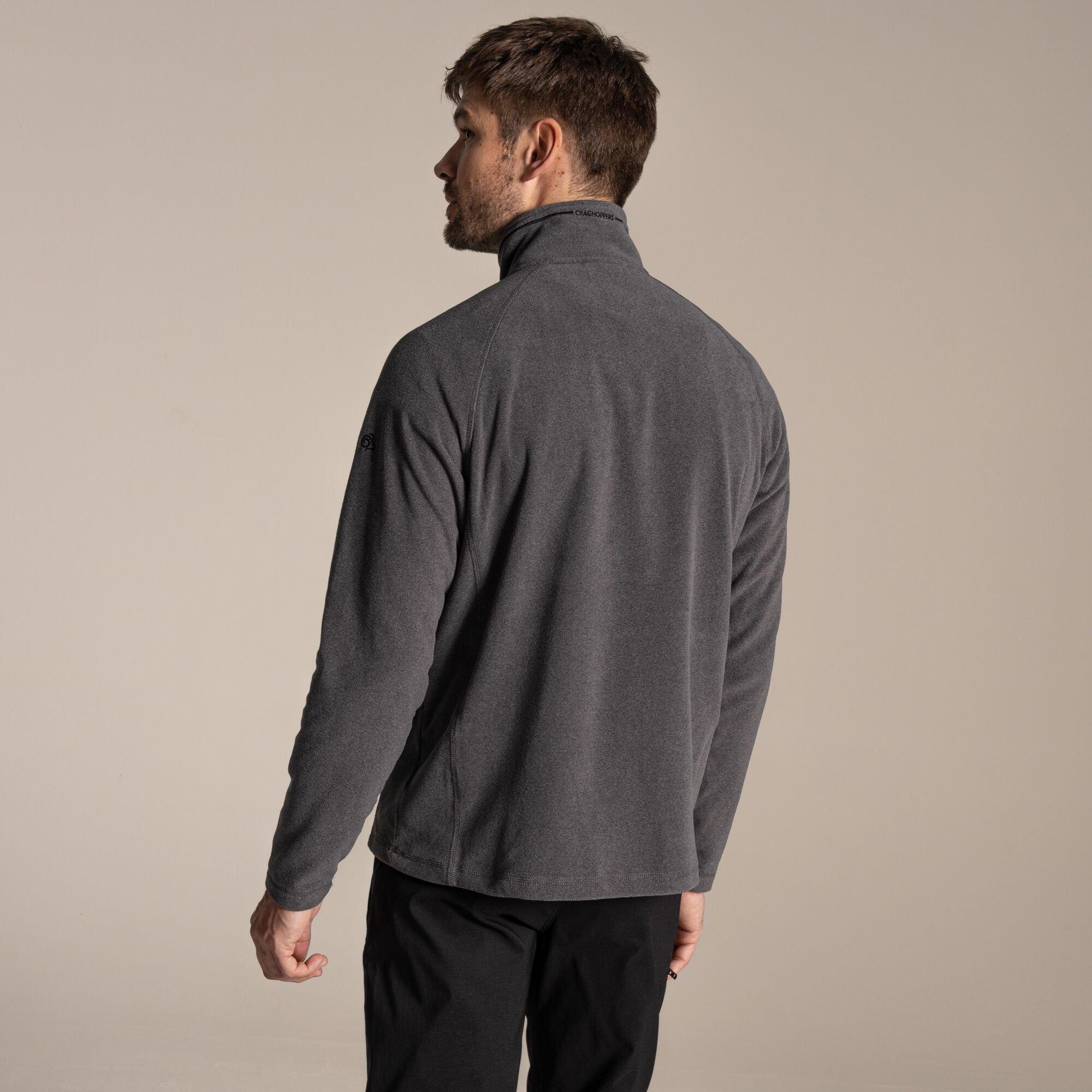 Blkpepp Marl - Craghoppers - Mens Corey VI Quick-Drying Half Zip Fleece - 4