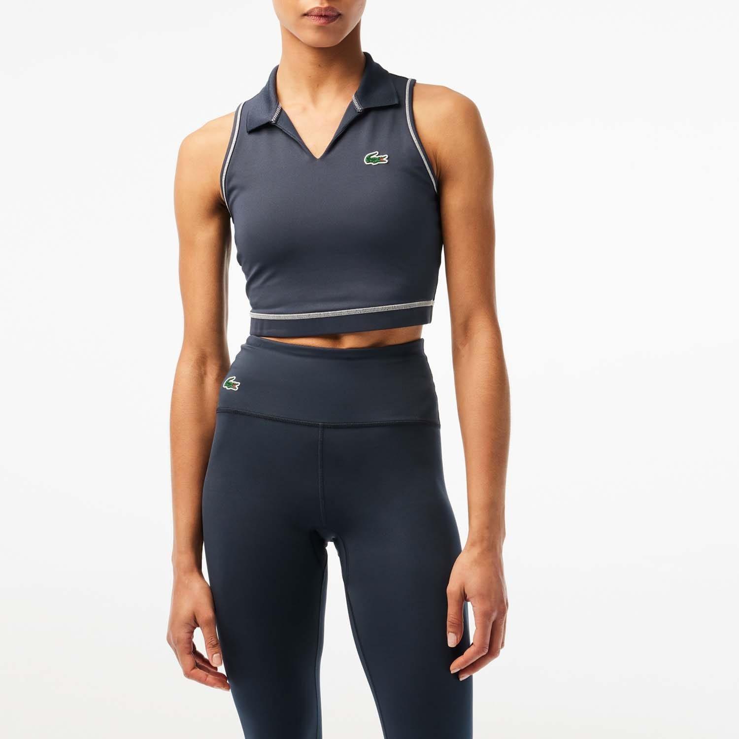 Blue - Lacoste - Sport Polo Style Sports Bra - 1