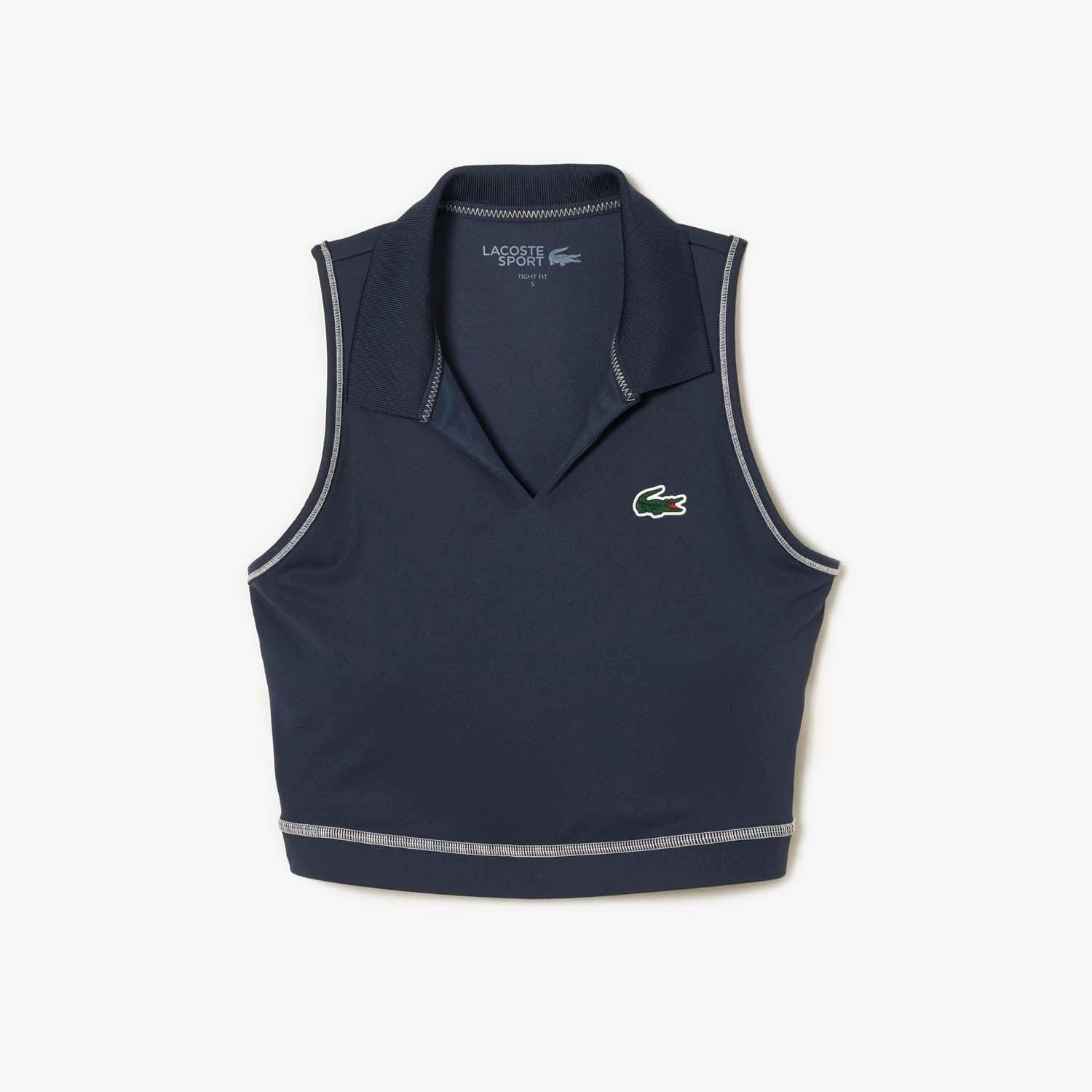 Blue - Lacoste - Sport Polo Style Sports Bra - 2
