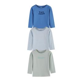 Hello World Baby Baby Boys Pack Of 3 Tops