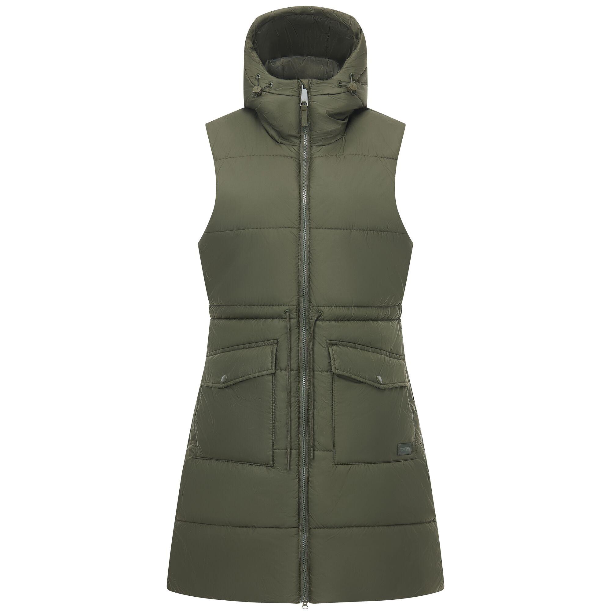 Dark Khaki - Regatta - Womens Aveline Insulated Bodywarmer - 1