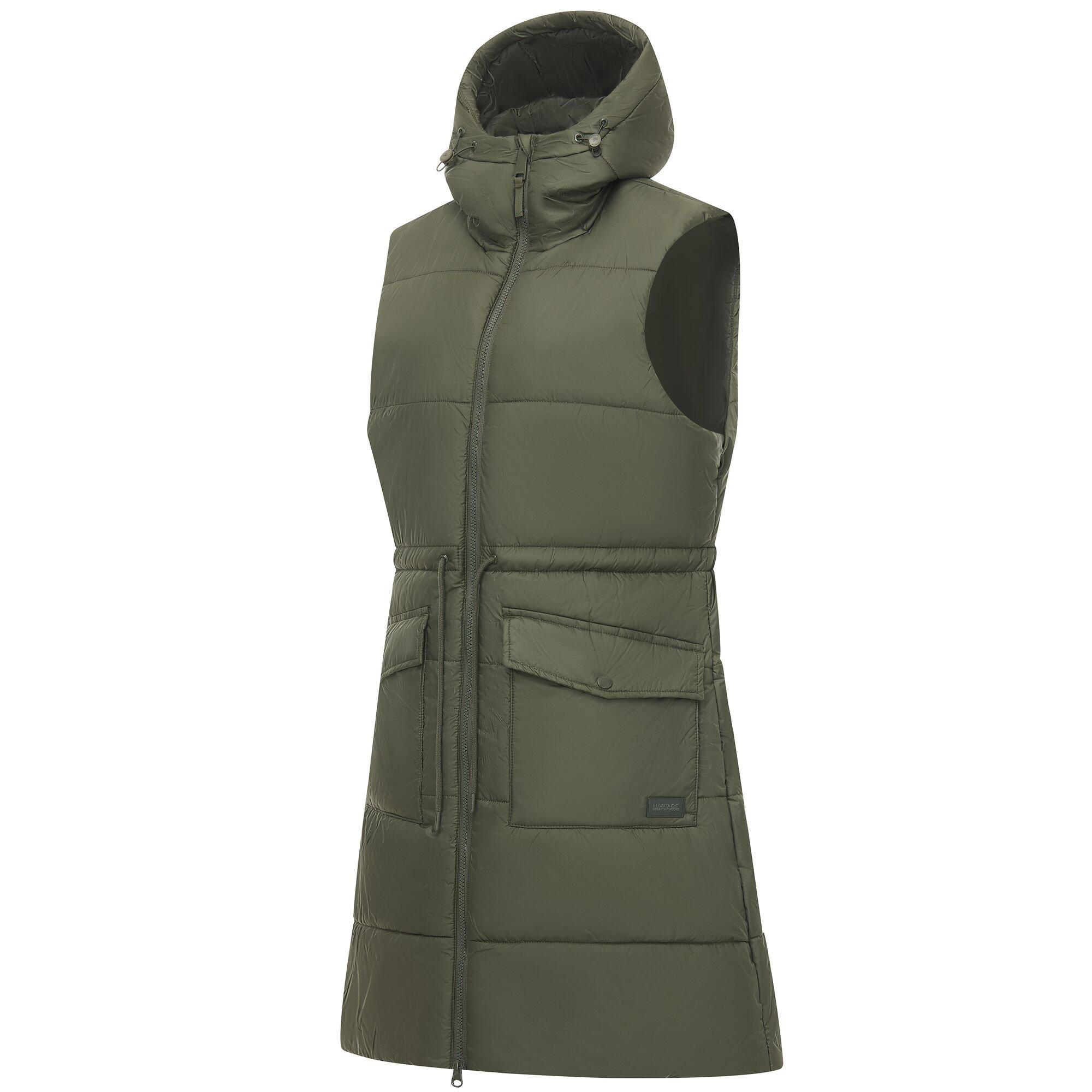 Dark Khaki - Regatta - Womens Aveline Insulated Bodywarmer - 2