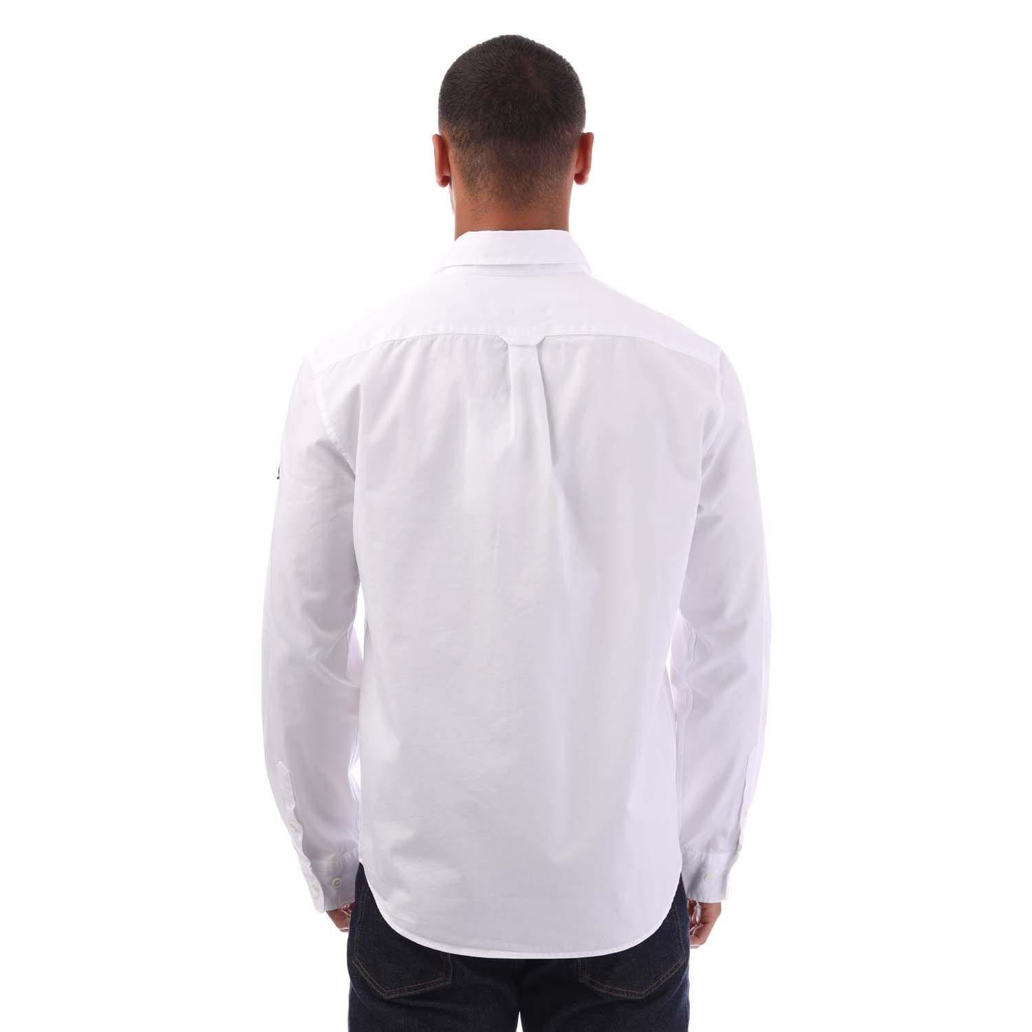 White - Belstaff - Garment Dye Cotton Scale Shirt - 3