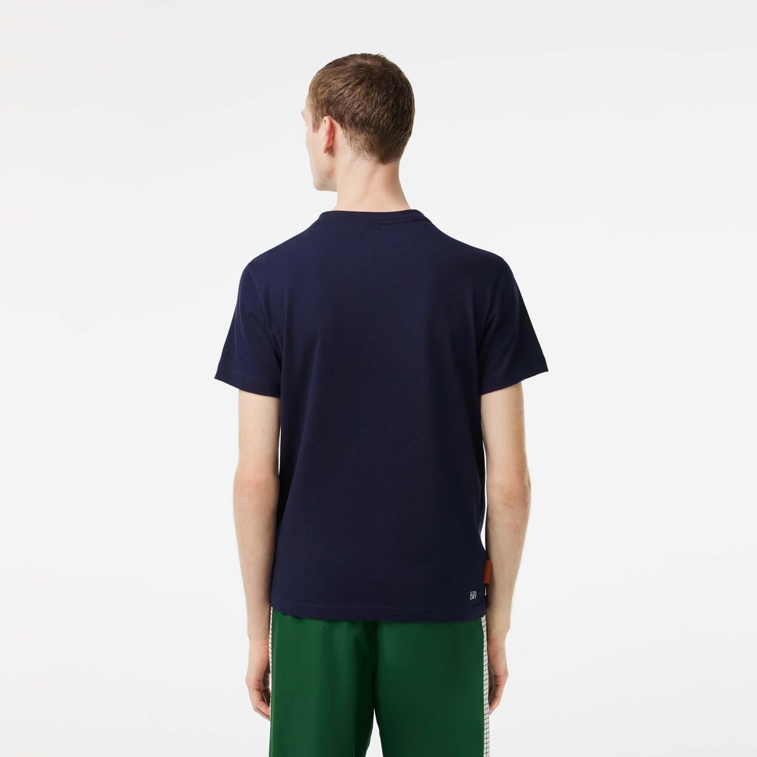 Blue - Lacoste - Roland Garros Edition Logo T-Shirt - 2