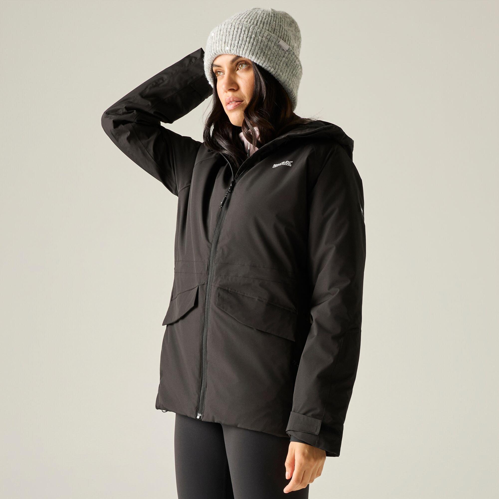 Black - Regatta - Womens Marcia Waterproof Jacket - 4