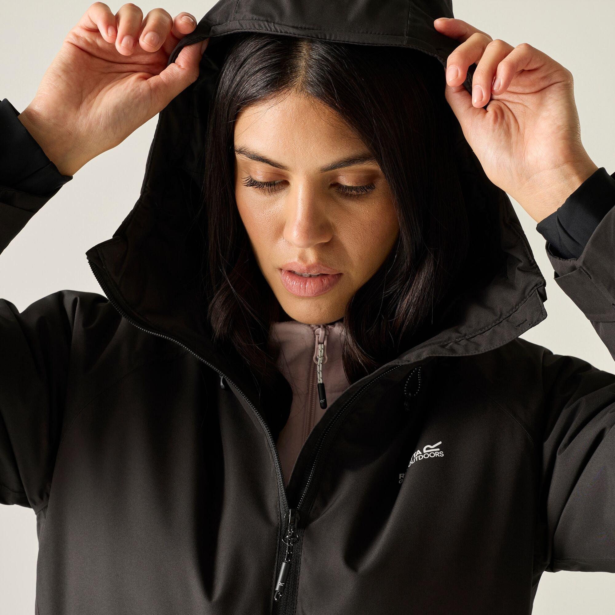 Black - Regatta - Womens Marcia Waterproof Jacket - 5