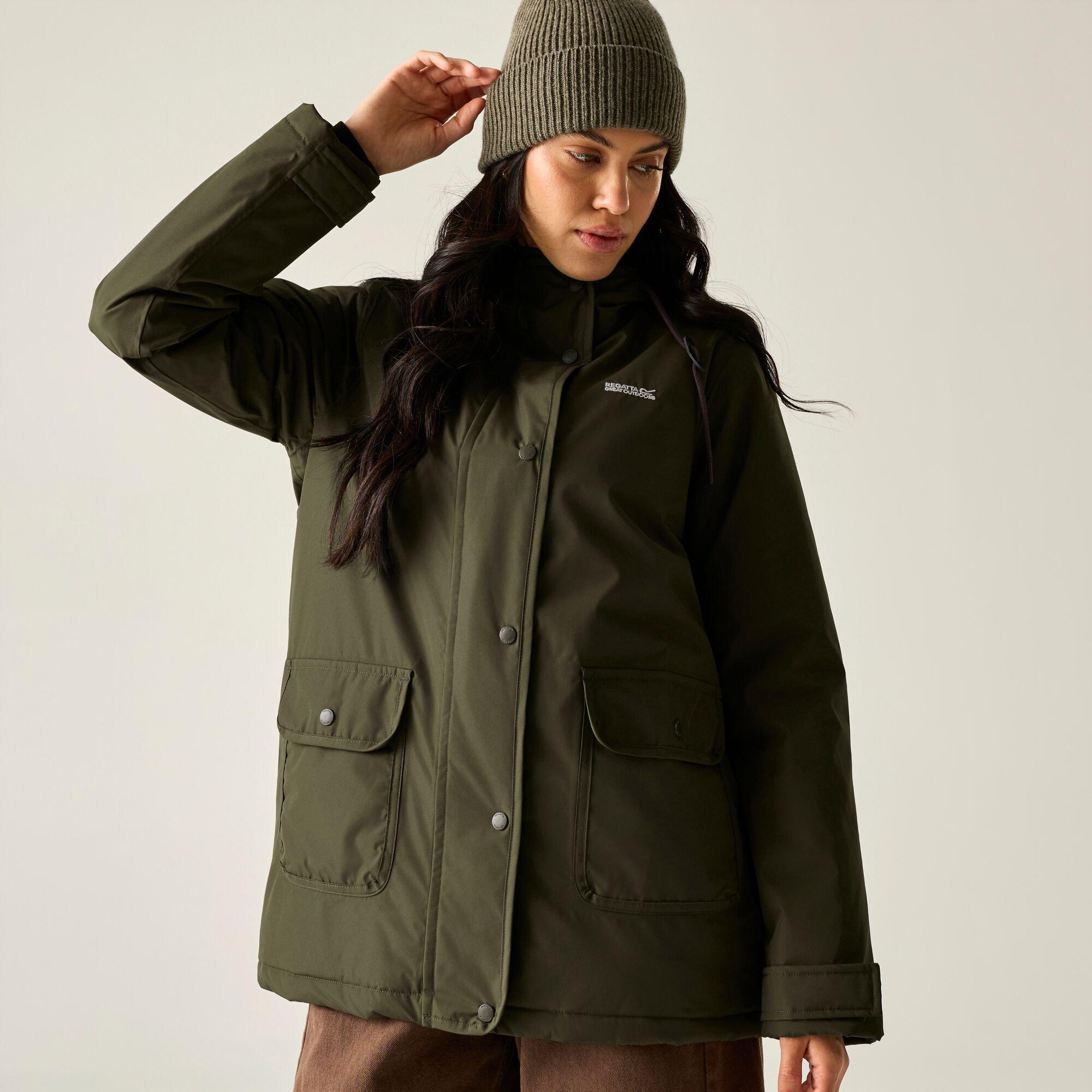Brown Shadow (E - Regatta - Womens Orla Waterproof Jacket - 4