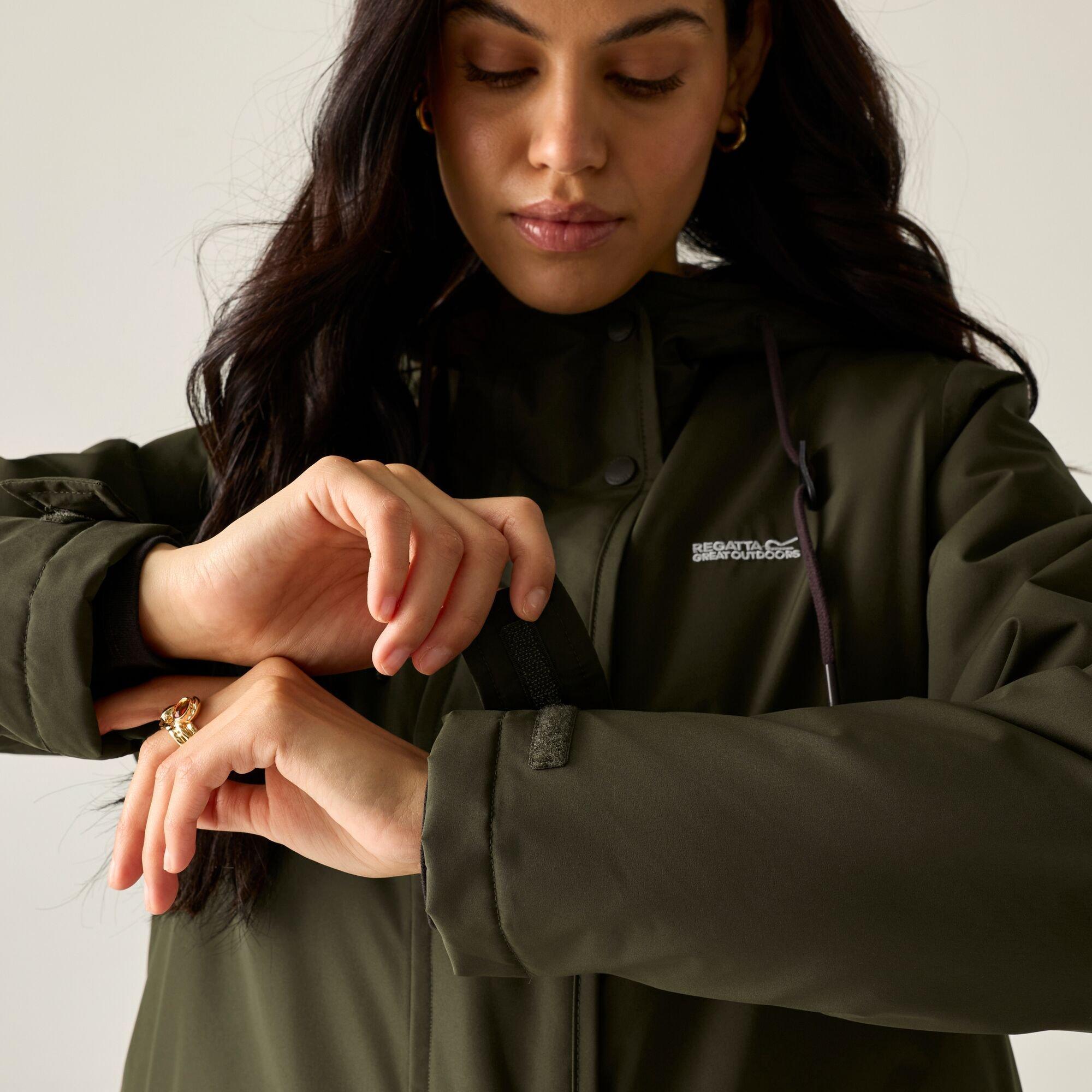 Brown Shadow (E - Regatta - Womens Orla Waterproof Jacket - 5