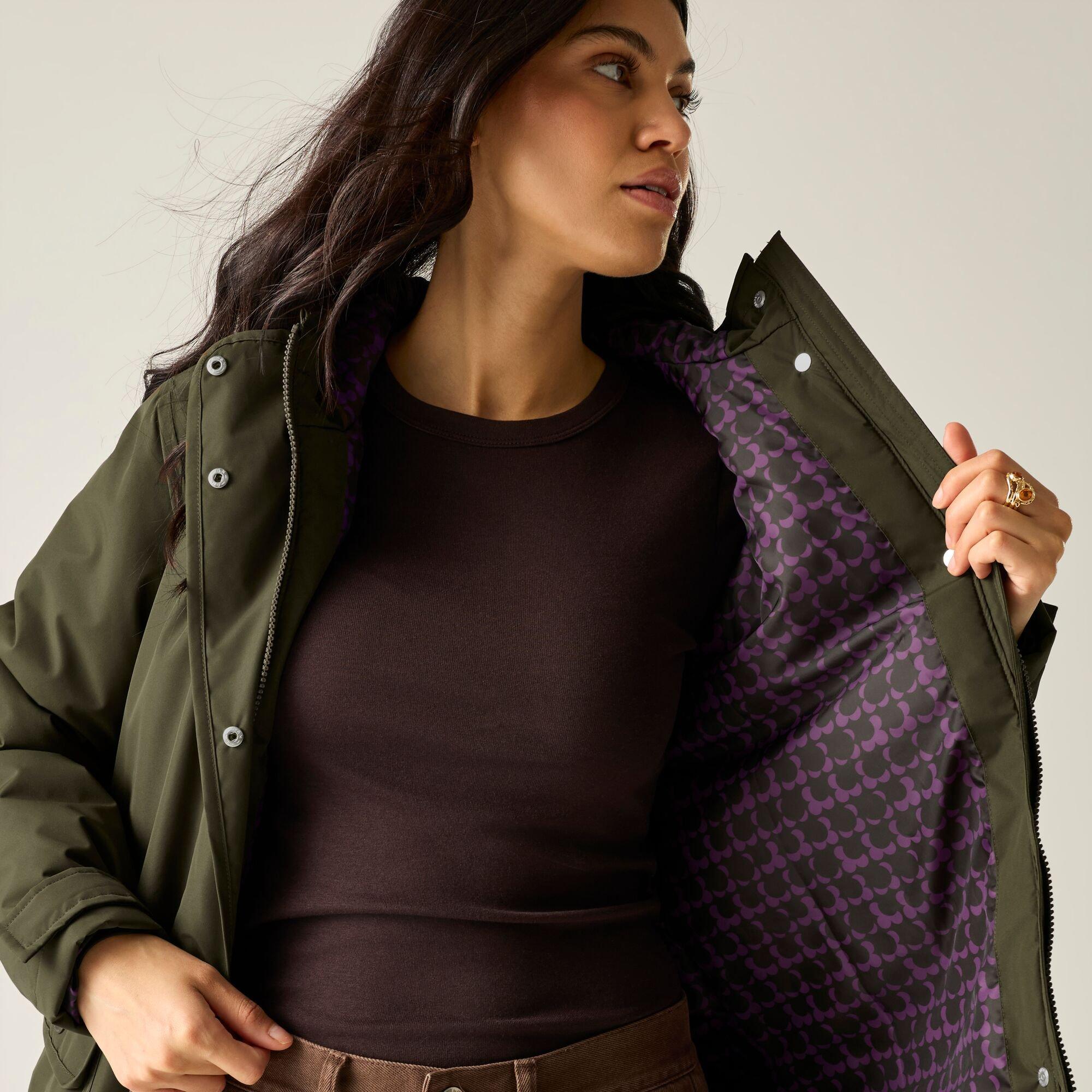 Brown Shadow (E - Regatta - Womens Orla Waterproof Jacket - 7