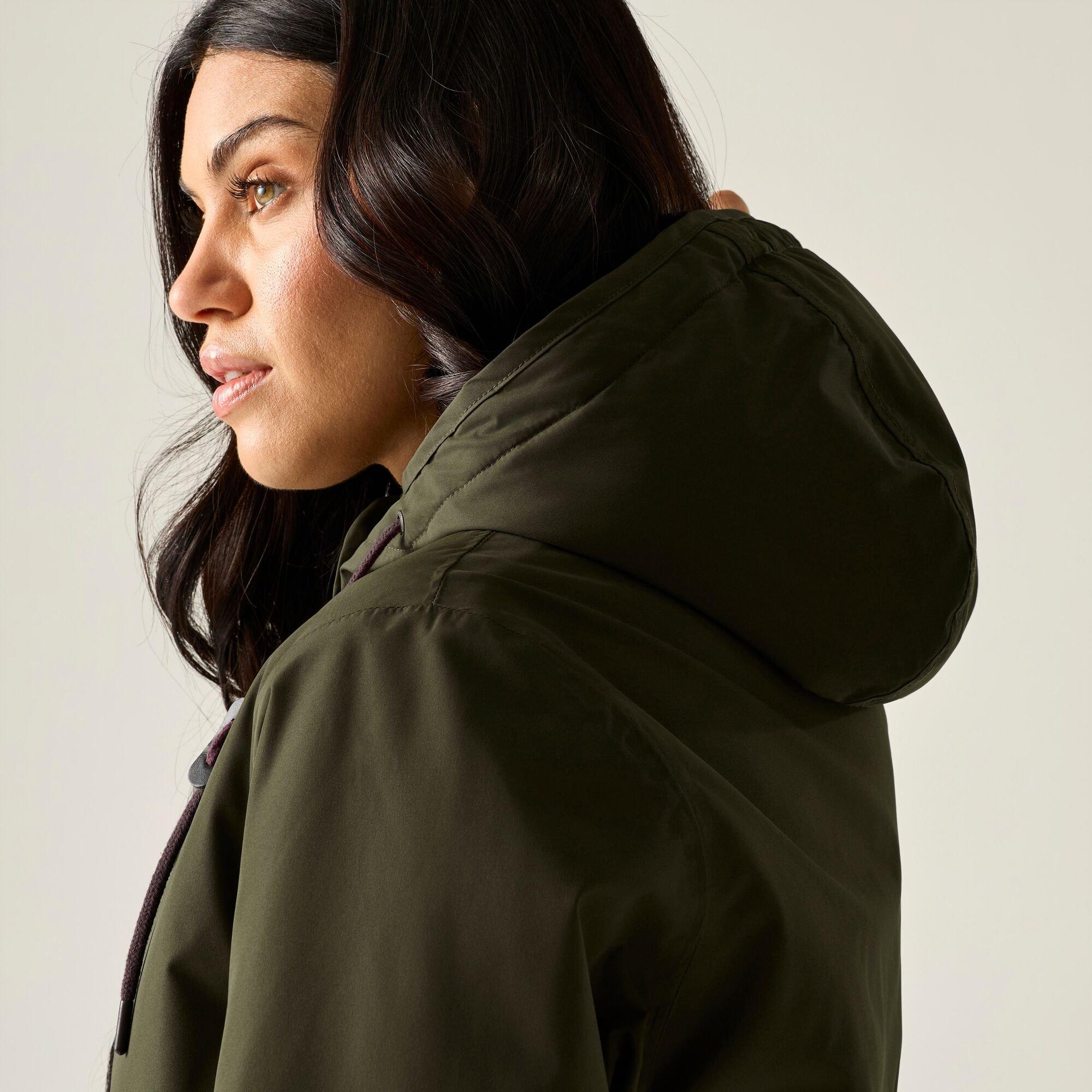 Brown Shadow (E - Regatta - Womens Orla Waterproof Jacket - 8