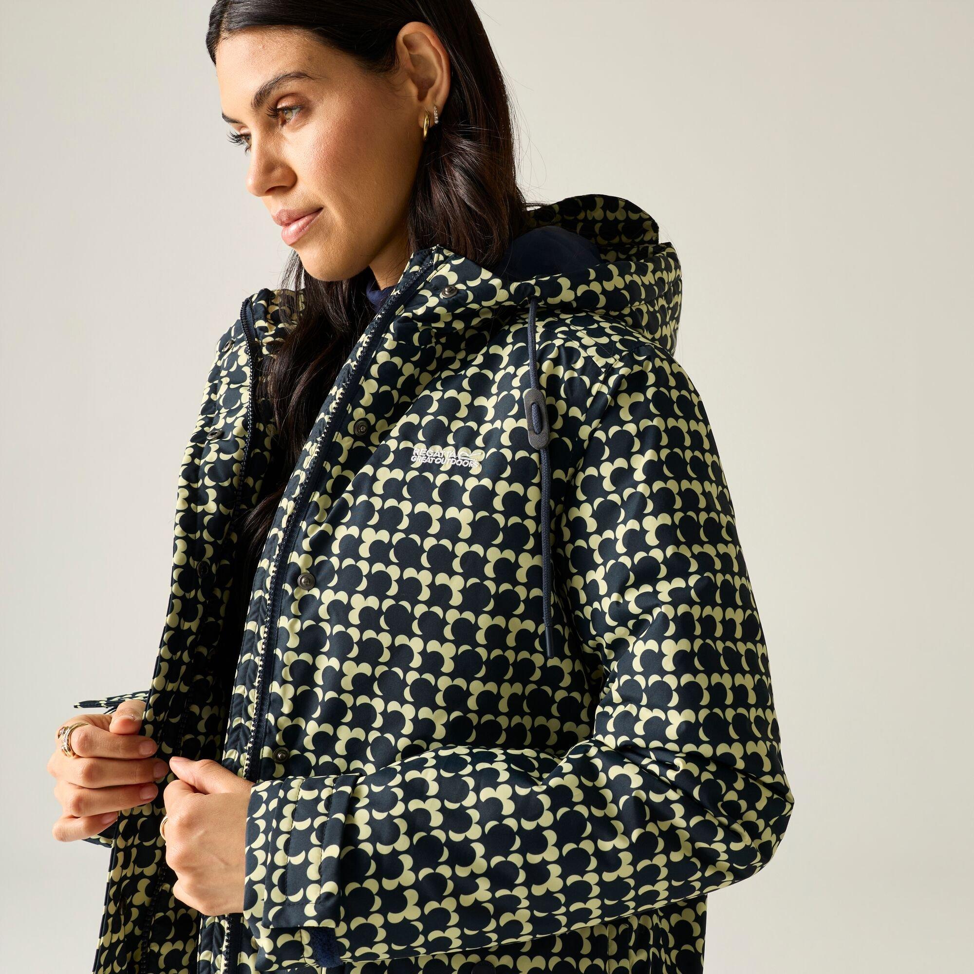 Ecclipse Navy - Regatta - Womens Orla Long Length Waterproof Jacket - 4