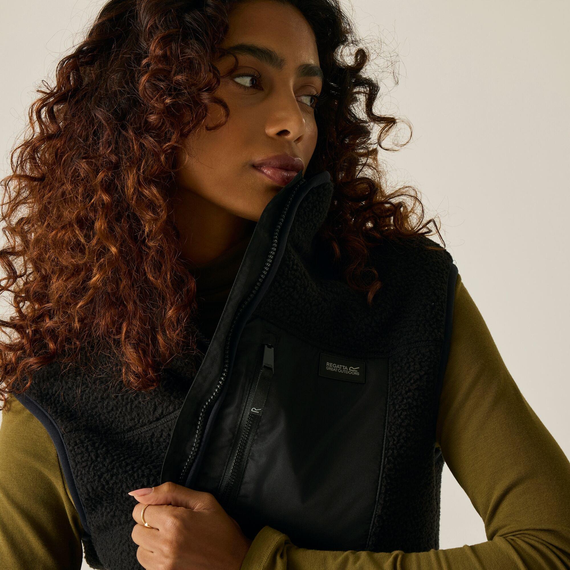 Black - Regatta - Womens Frankie Borg Longline Bodywarmer - 2