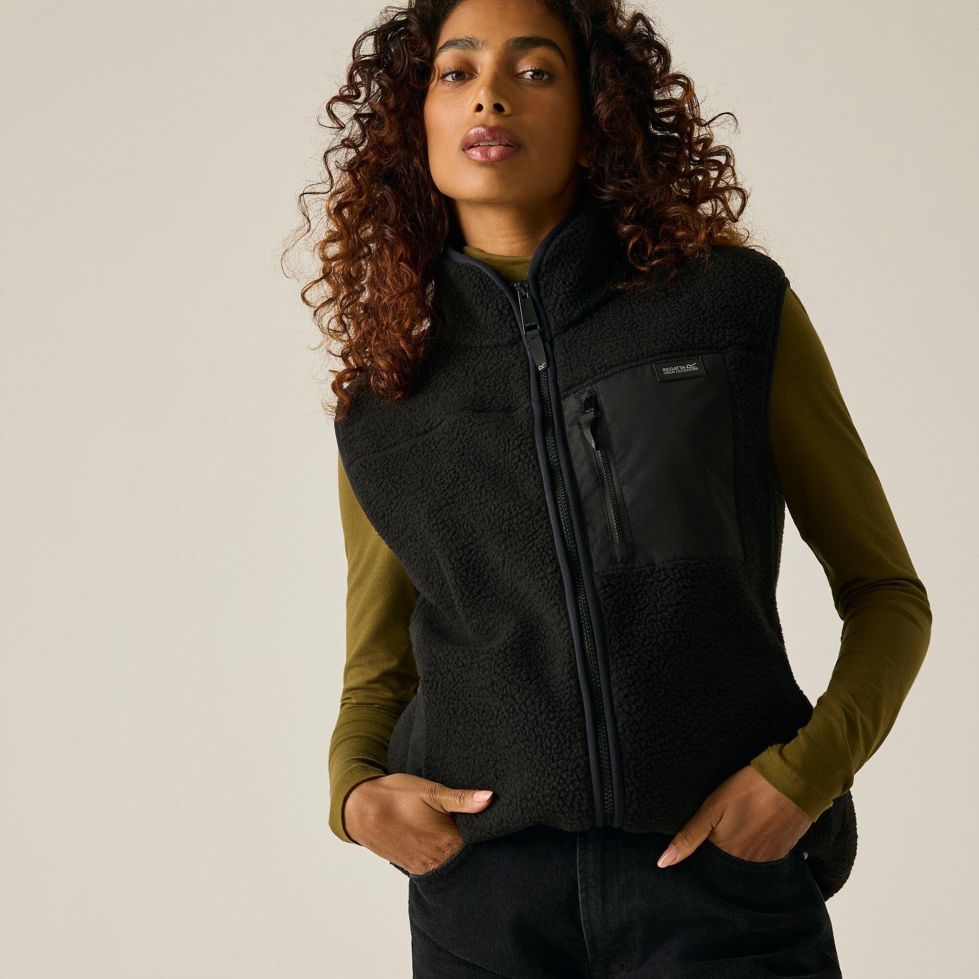 Black - Regatta - Womens Frankie Borg Longline Bodywarmer - 6